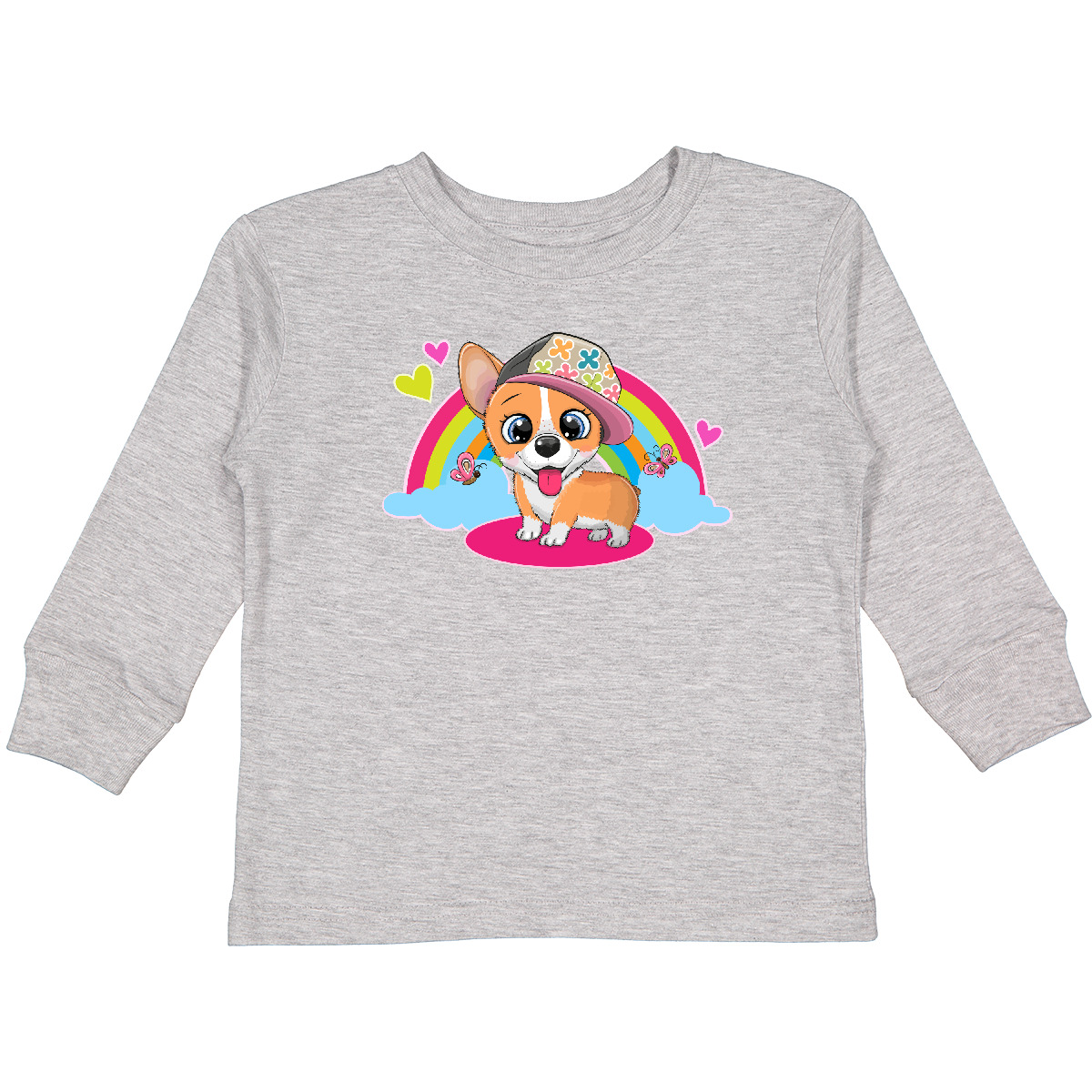 Inktastic Corgi Dog Cute Puppy Toddler Long Sleeve T-Shirt Pets Girl Puppies - Picture 5 of 9