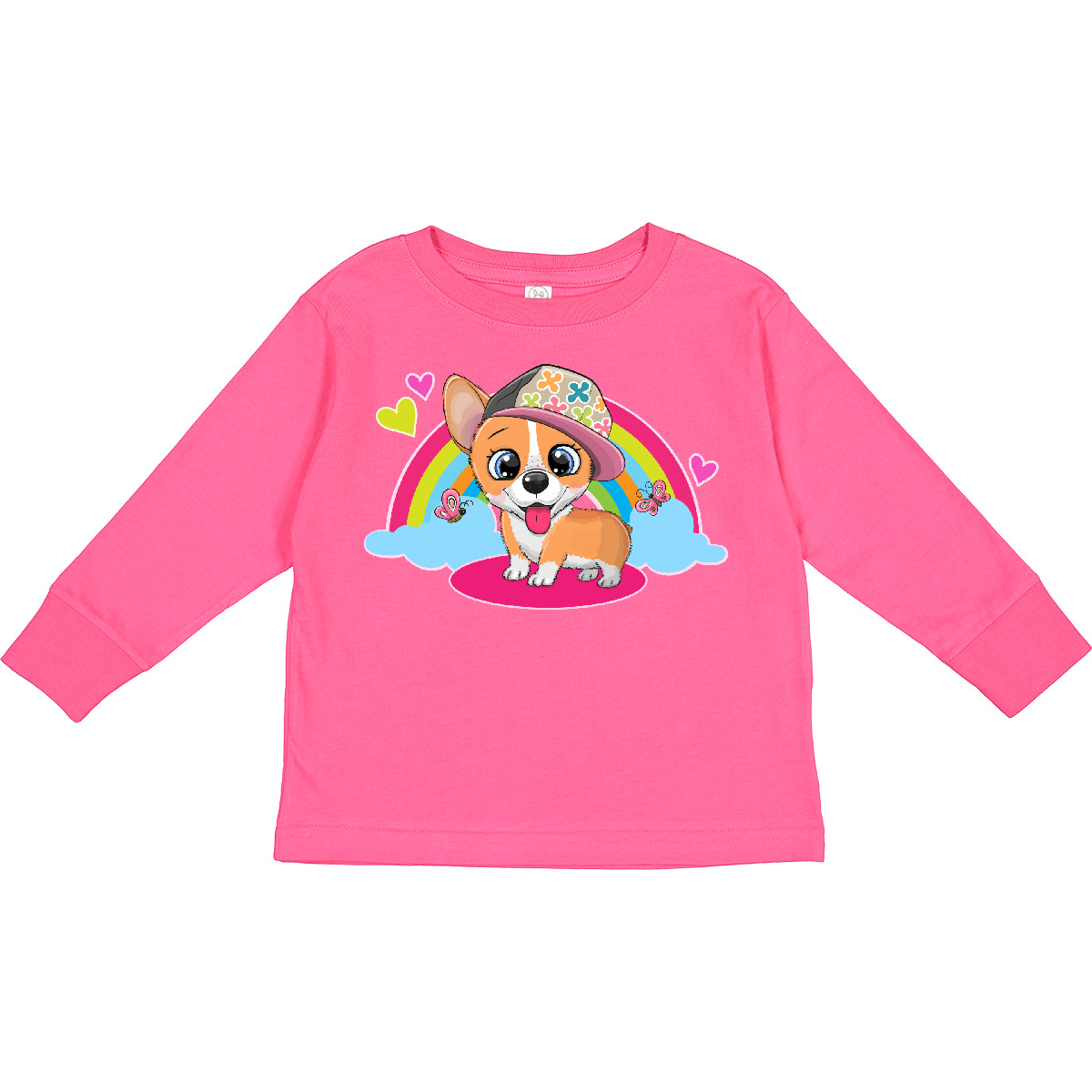 Inktastic Corgi Dog Cute Puppy Toddler Long Sleeve T-Shirt Pets Girl Puppies - Picture 6 of 9