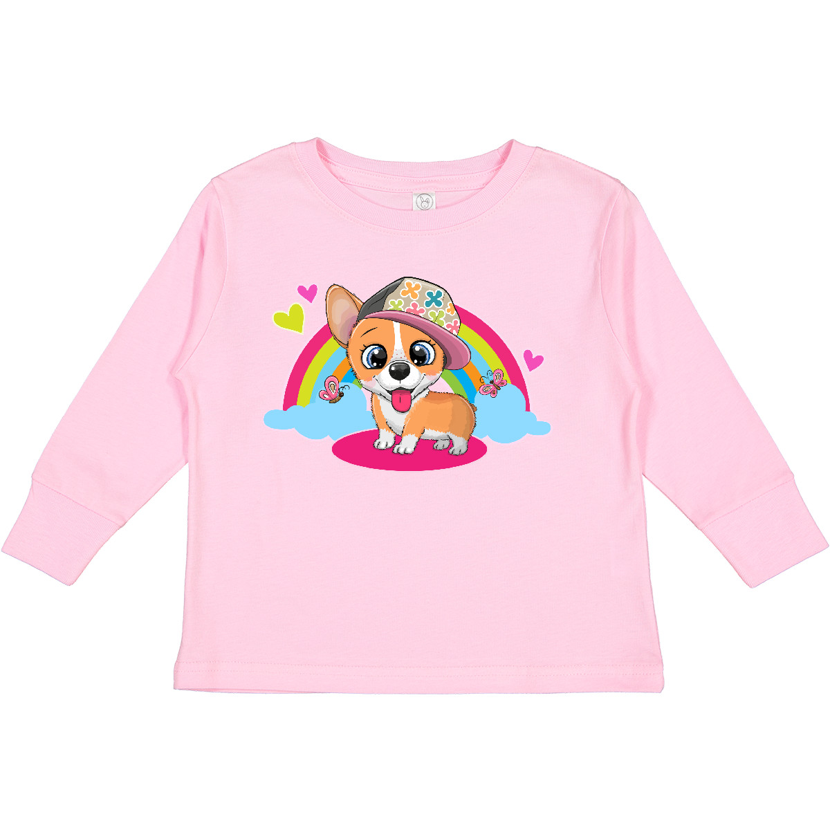 Inktastic Corgi Dog Cute Puppy Toddler Long Sleeve T-Shirt Pets Girl Puppies - Picture 7 of 9