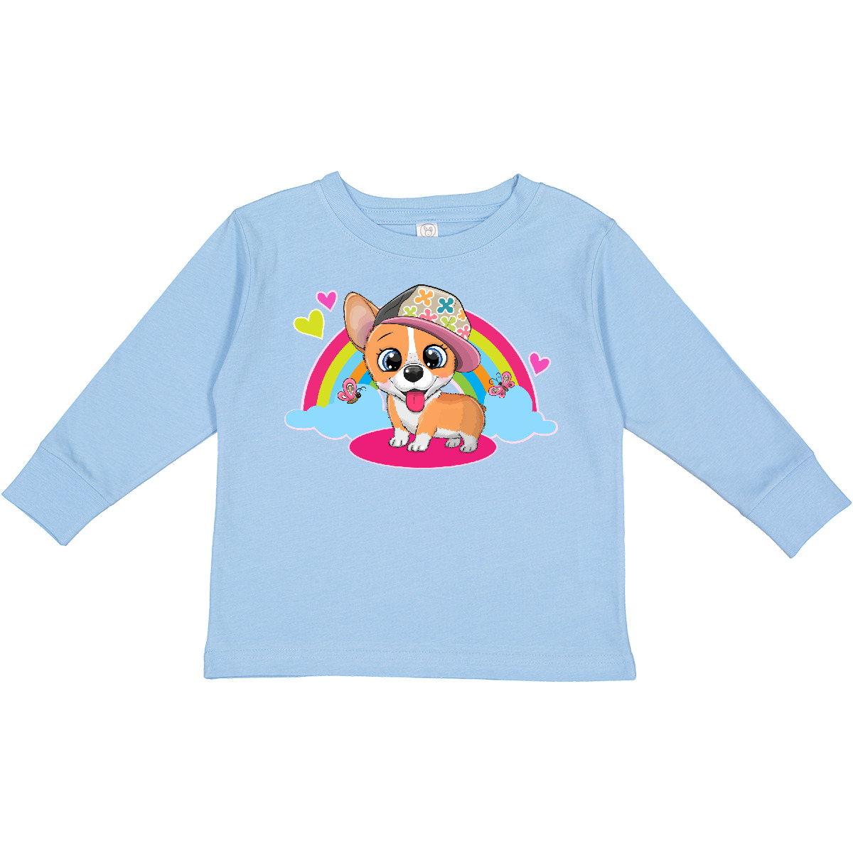 Inktastic Corgi Dog Cute Puppy Toddler Long Sleeve T-Shirt Pets Girl Puppies - Picture 3 of 9
