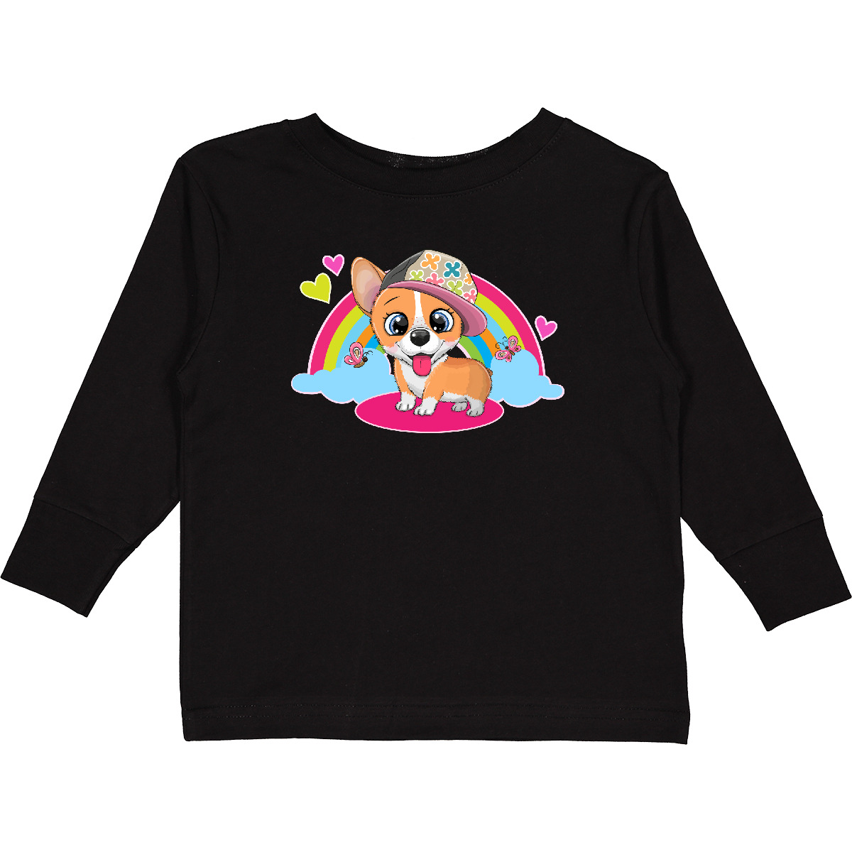 Inktastic Corgi Dog Cute Puppy Toddler Long Sleeve T-Shirt Pets Girl Puppies - Picture 2 of 9