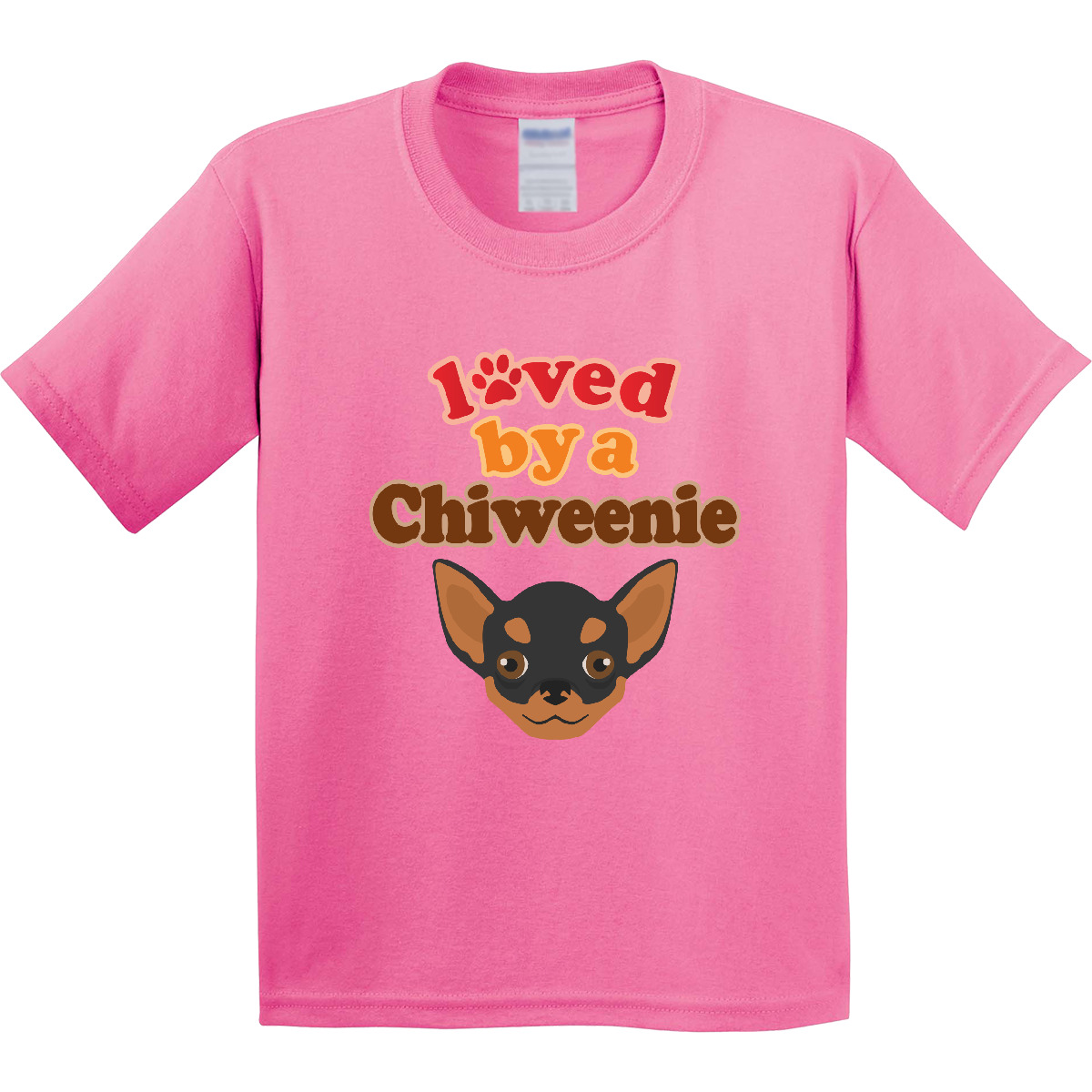 Inktastic Chiweenie Dog Gift Youth T-Shirt Pets Hybrid Breed Tee Kids Children - Picture 2 of 7