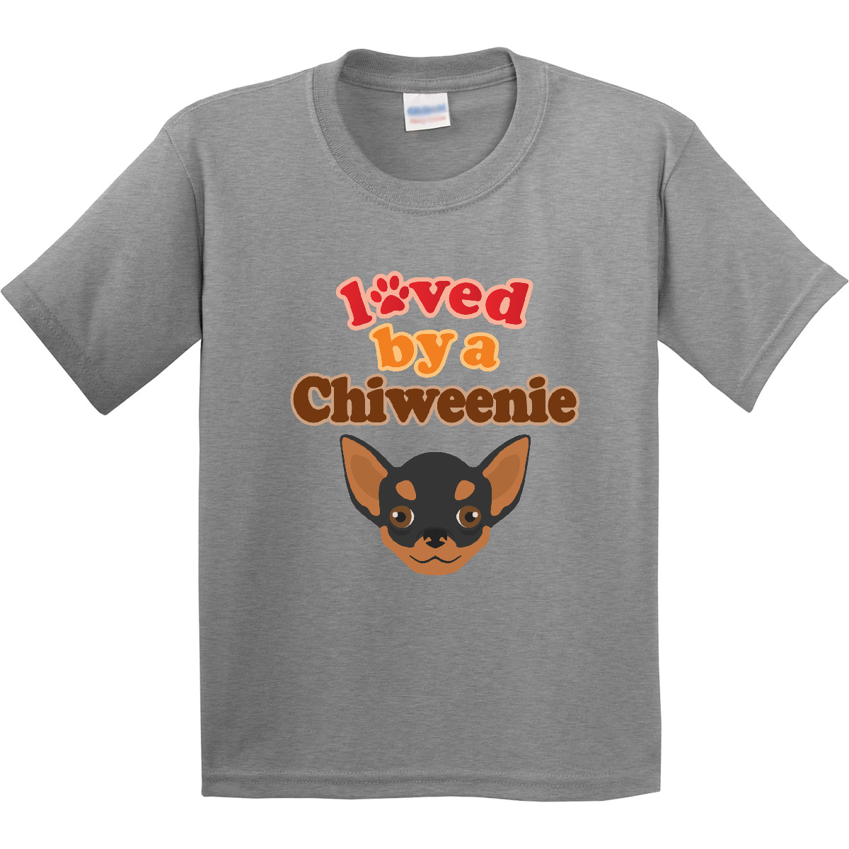 Inktastic Chiweenie Dog Gift Youth T-Shirt Pets Hybrid Breed Tee Kids Children - Picture 3 of 7