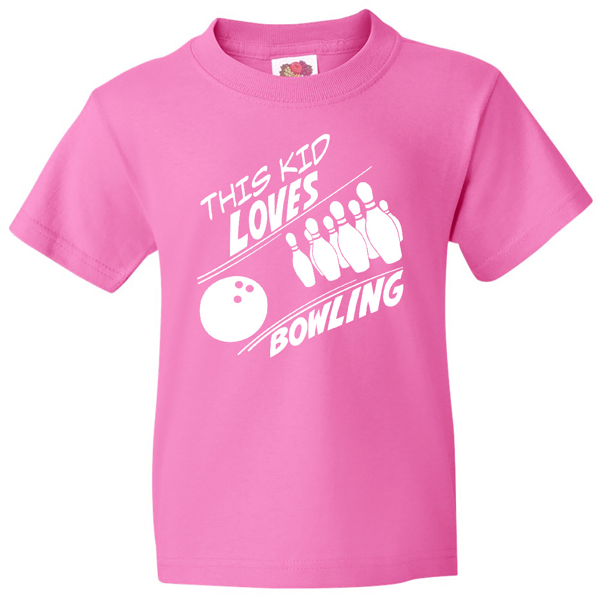Inktastic This Kid Loves Bowling Youth T-Shirt Activities Child New Fan Favorite - Picture 2 of 10