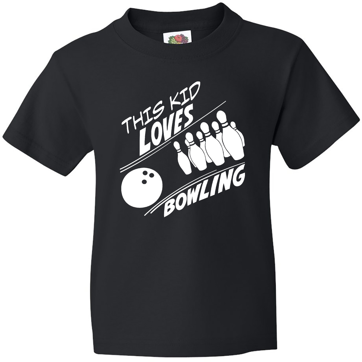 Inktastic This Kid Loves Bowling Youth T-Shirt Activities Child New Fan Favorite - Picture 3 of 10