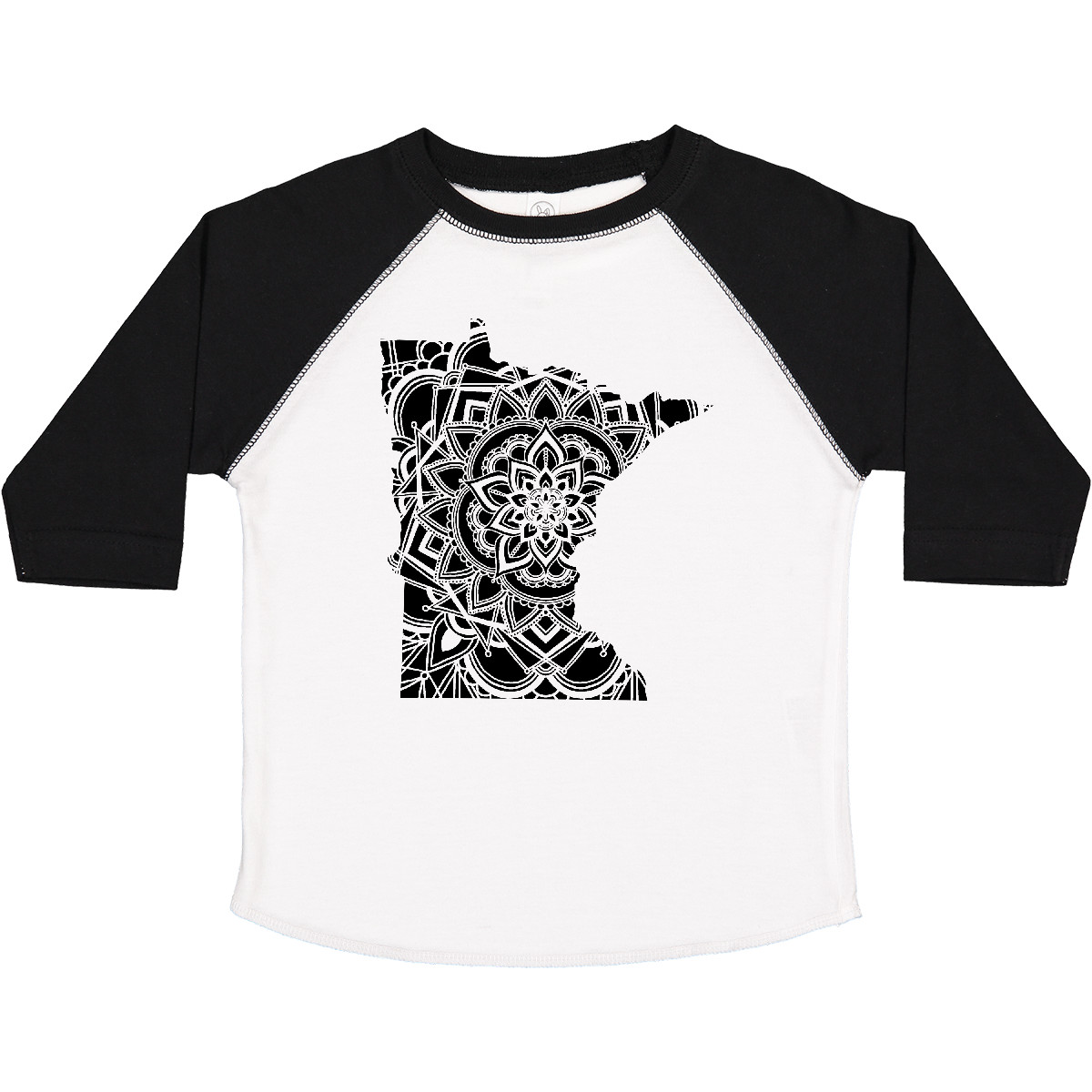 Inktastic Minnesota Silhouette Mandala Toddler T-Shirt State Home Design Flower - Picture 10 of 10