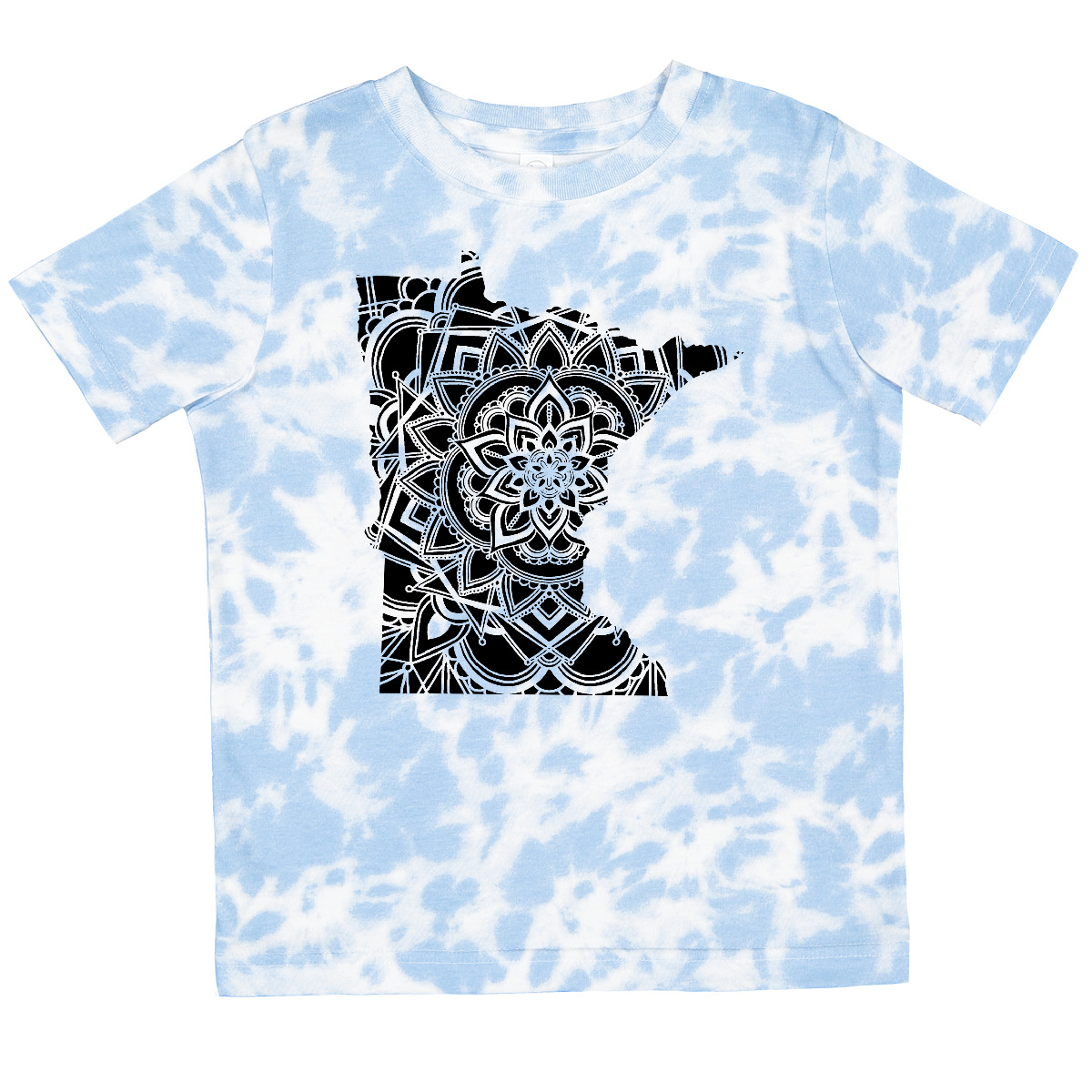 Inktastic Minnesota Silhouette Mandala Toddler T-Shirt State Home Design Flower - Picture 7 of 10