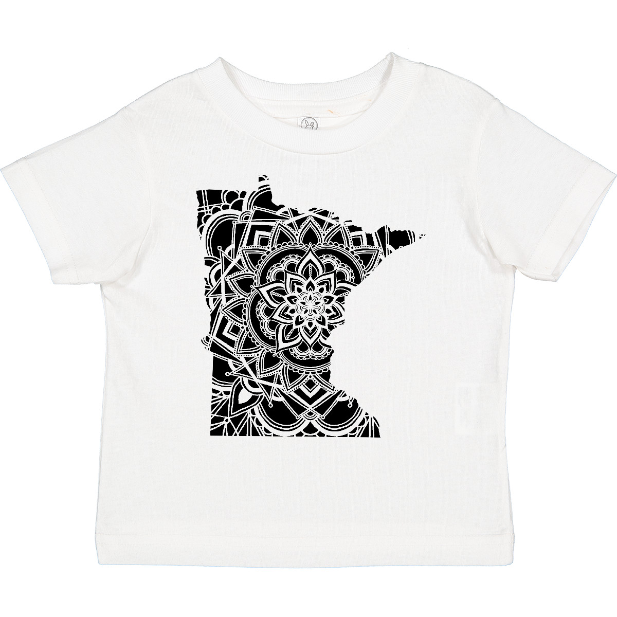 Inktastic Minnesota Silhouette Mandala Toddler T-Shirt State Home Design Flower - Picture 9 of 10