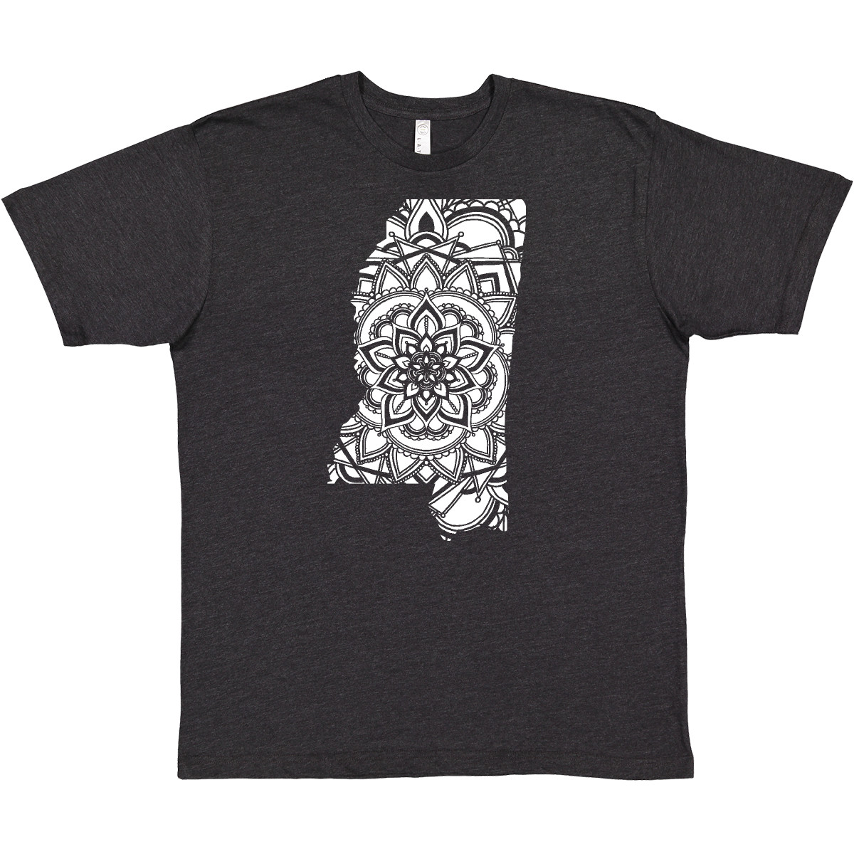 Inktastic Mississippi Silhouette Mandala T-Shirt State Home Design Flower Love - 第 13/13 張圖片