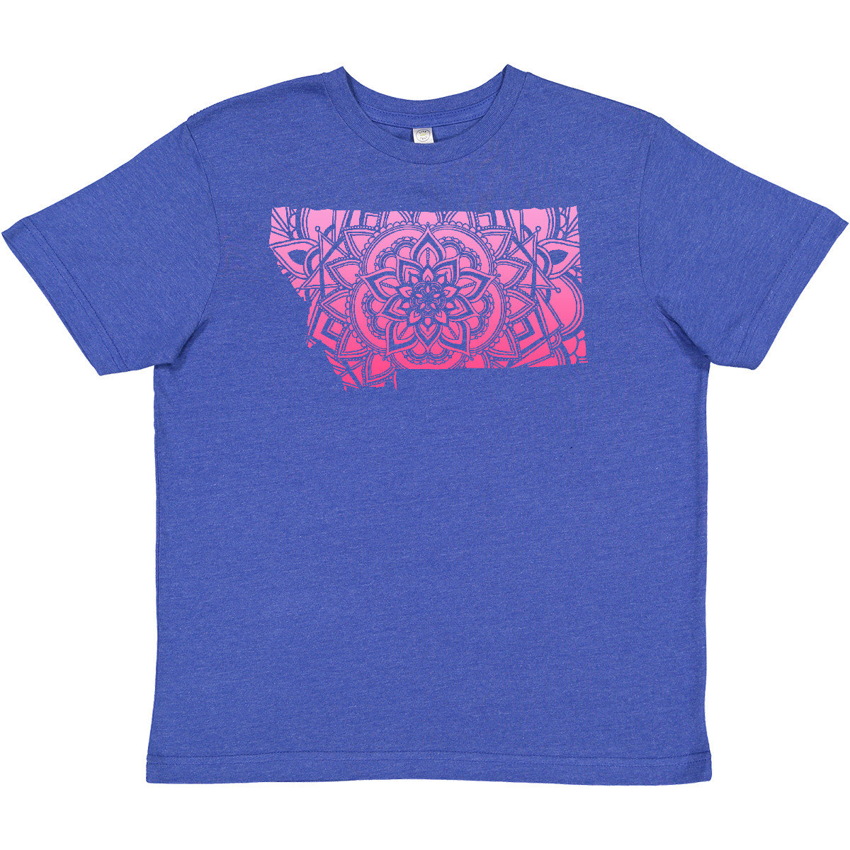 Inktastic Montana Silhouette Mandala Youth T-Shirt State Home Design Flower Love - Picture 7 of 7