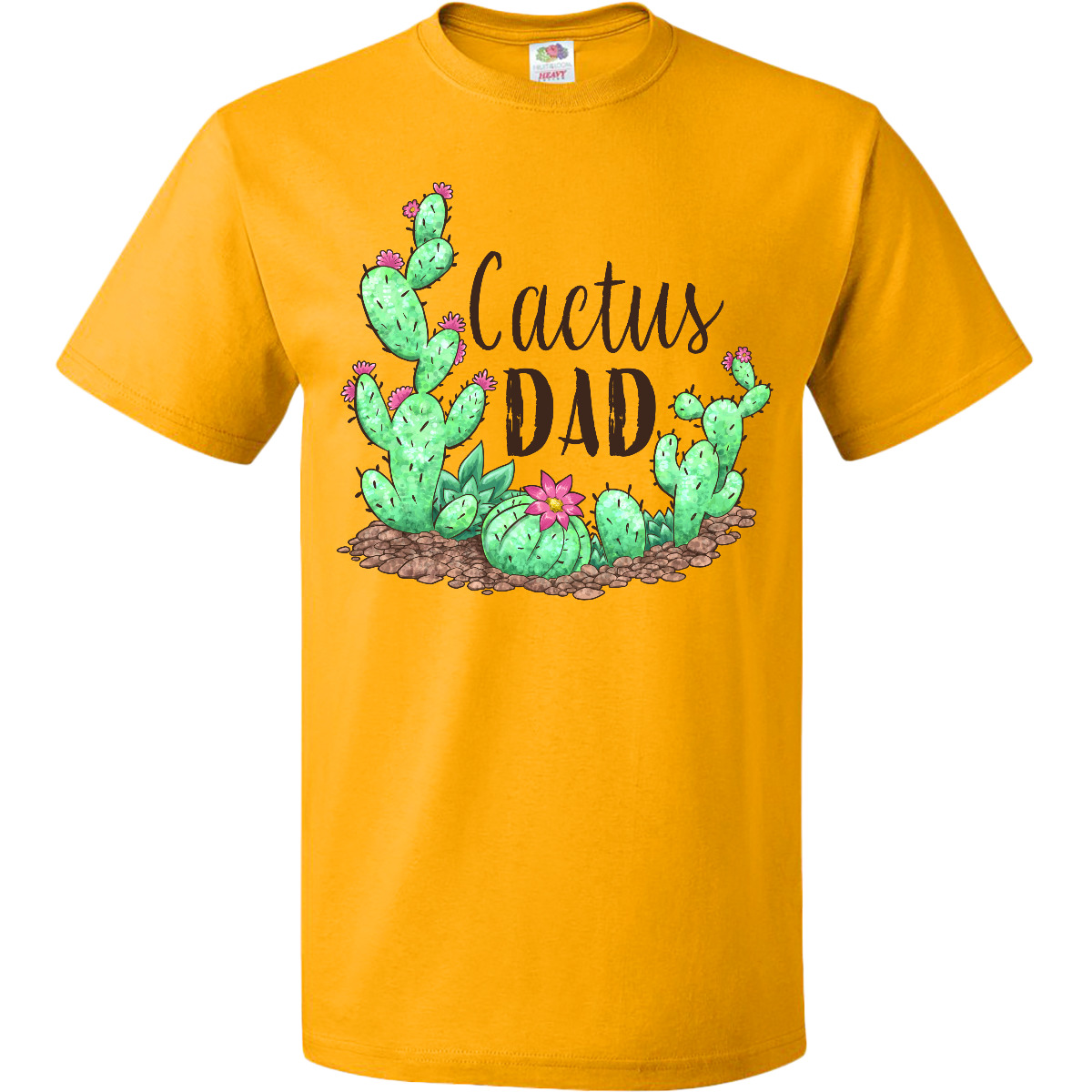 Inktastic Cactus Dad Kakteen und Sukkulenten T-Shirt Vater Pflanzen Aufziehen Grow Pflege - Bild 3 von 8