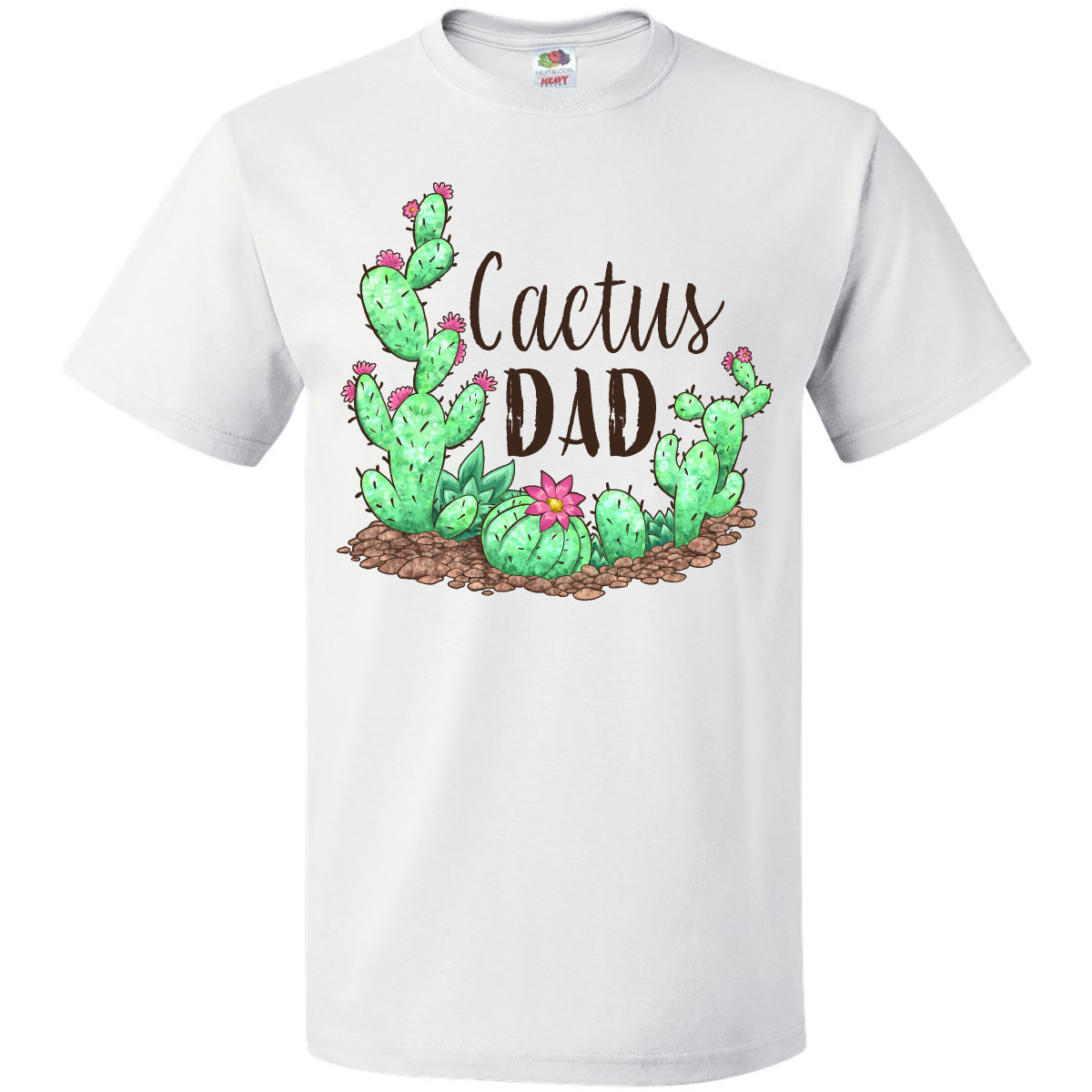 Inktastic Cactus Dad Kakteen und Sukkulenten T-Shirt Vater Pflanzen Aufziehen Grow Pflege - Bild 8 von 8