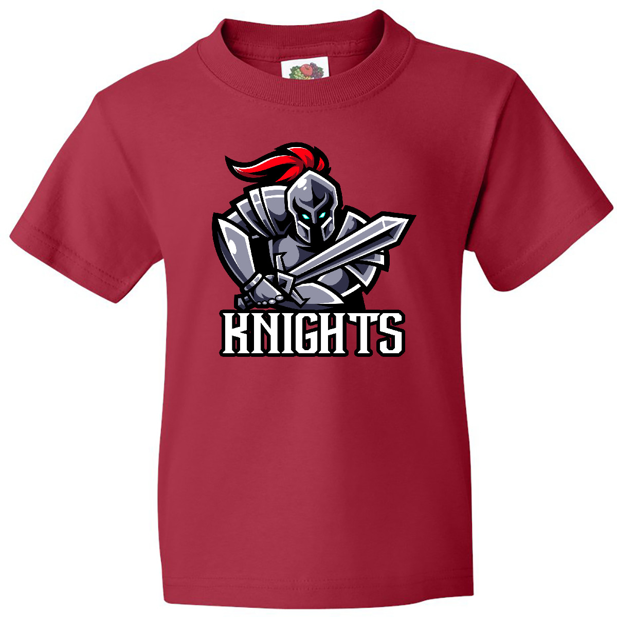 Inktastic Knights Youth T-Shirt Mascot High School College University Team Tee - Picture 7 of 10