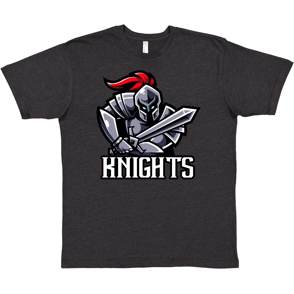 Inktastic Knights T-Shirt Maskottchen High School College University Team Herren Erwachsene - Bild 12 von 13