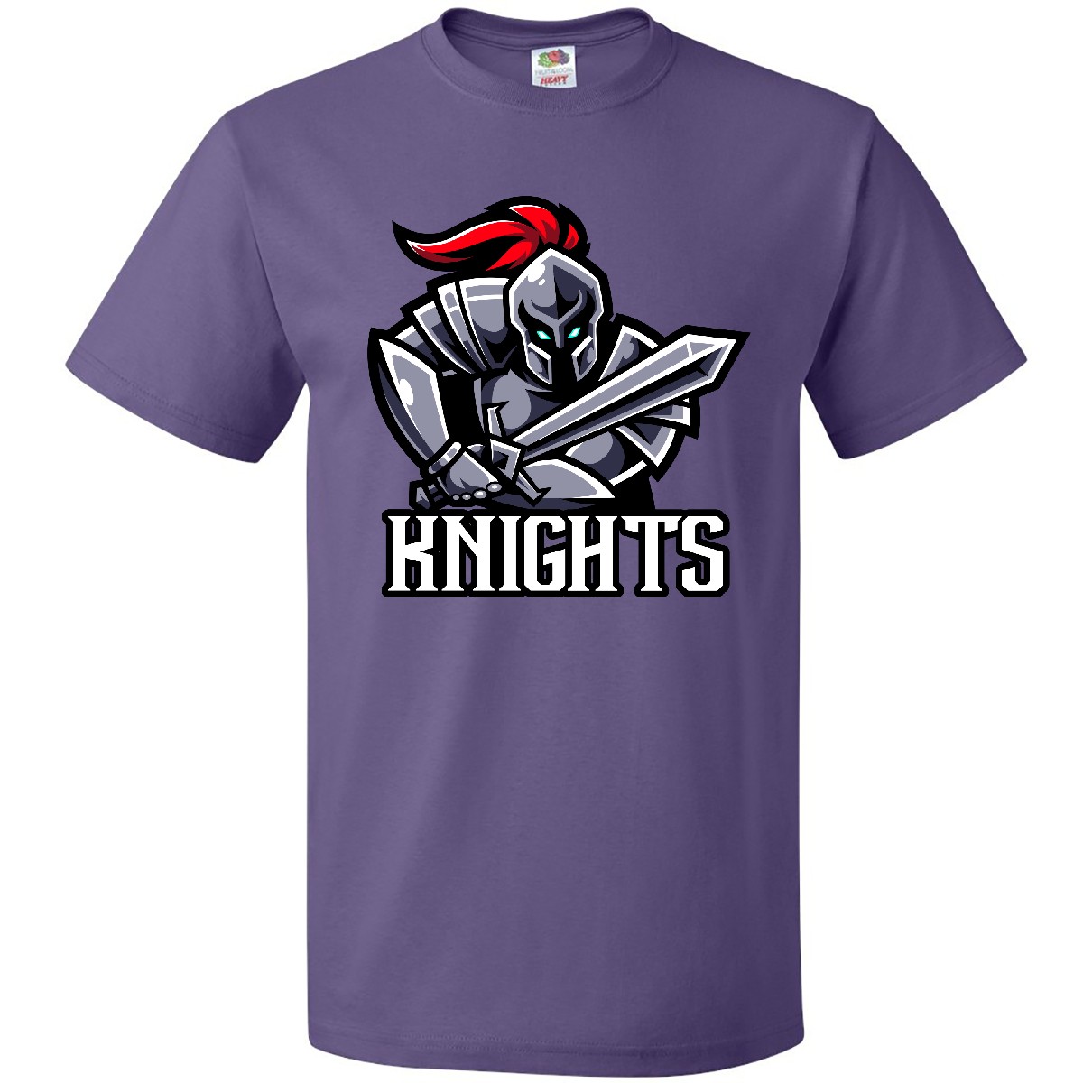 Inktastic Knights T-Shirt Maskottchen High School College University Team Herren Erwachsene - Bild 7 von 13