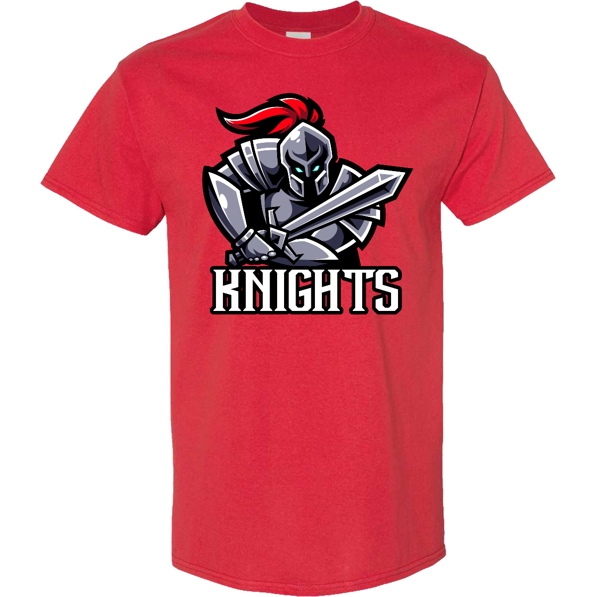 Inktastic Knights T-Shirt Mascot High School College University Team Mens Tees