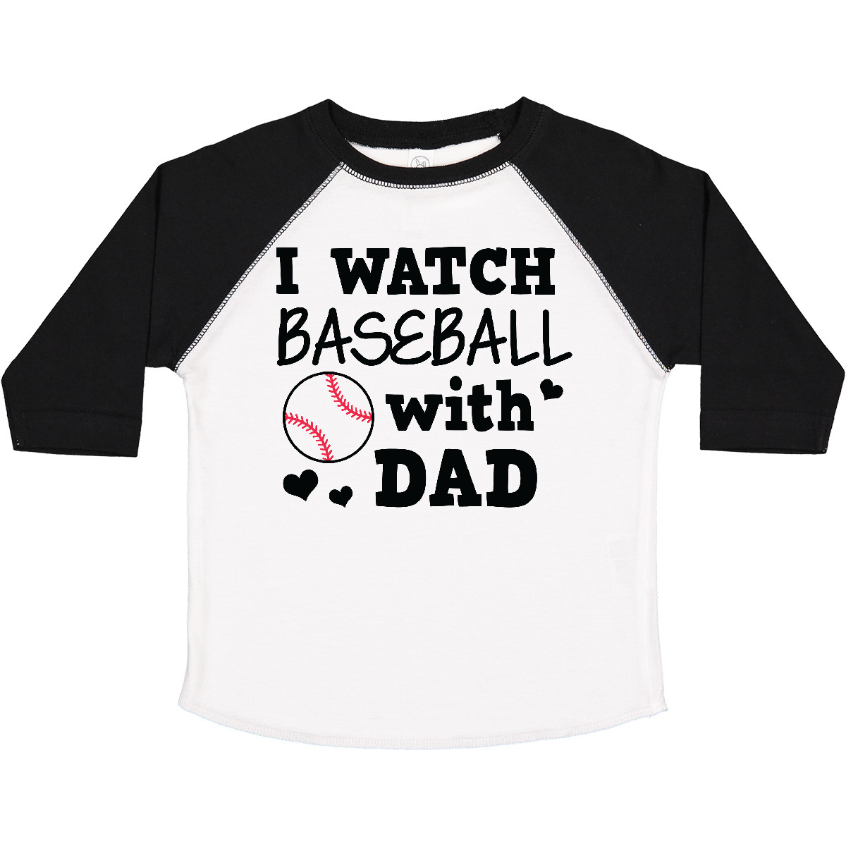 Inktastic I Watch Baseball With My Dad Toddler T-Shirt Sports Boy Sport Youth - Picture 9 of 9