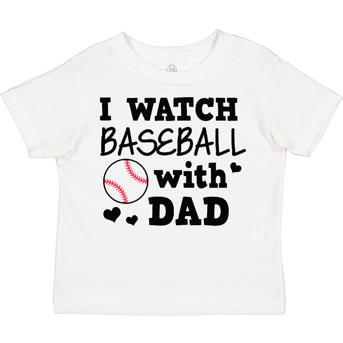 Inktastic I Watch Baseball With My Dad Toddler T-Shirt Sports Boy Sport Youth - Picture 8 of 9