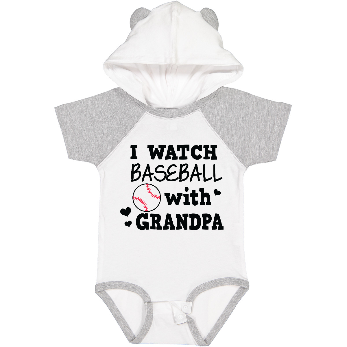 Inktastic I Watch Baseball With My Grandpa Baby Bodysuit Sports Boy Sport Youth - Picture 10 of 10