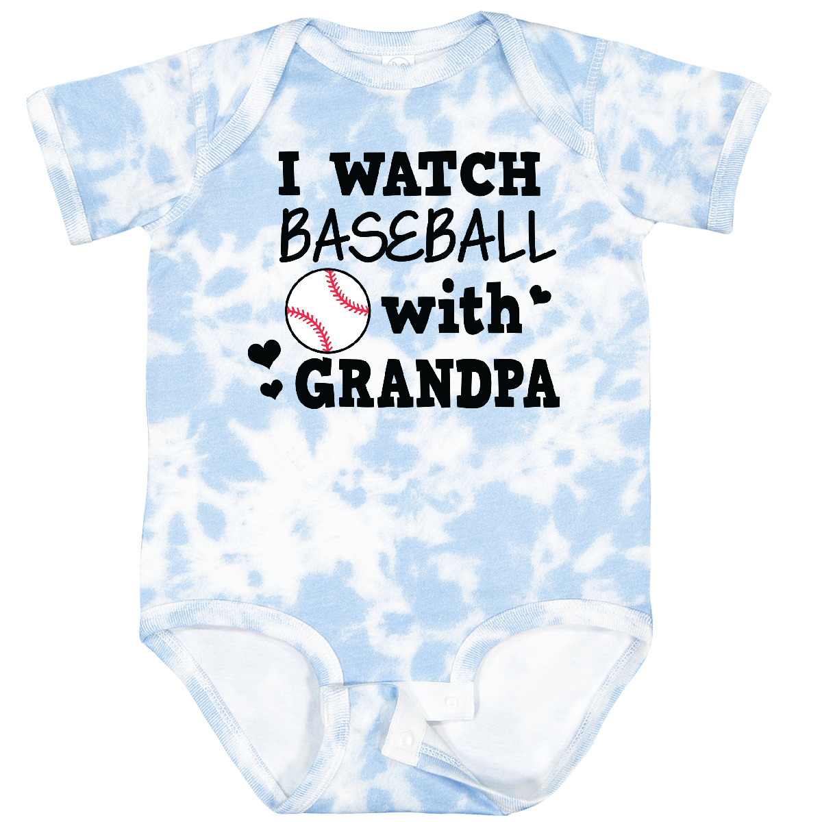 Inktastic I Watch Baseball With My Grandpa Baby Bodysuit Sports Boy Sport Youth - Picture 7 of 10