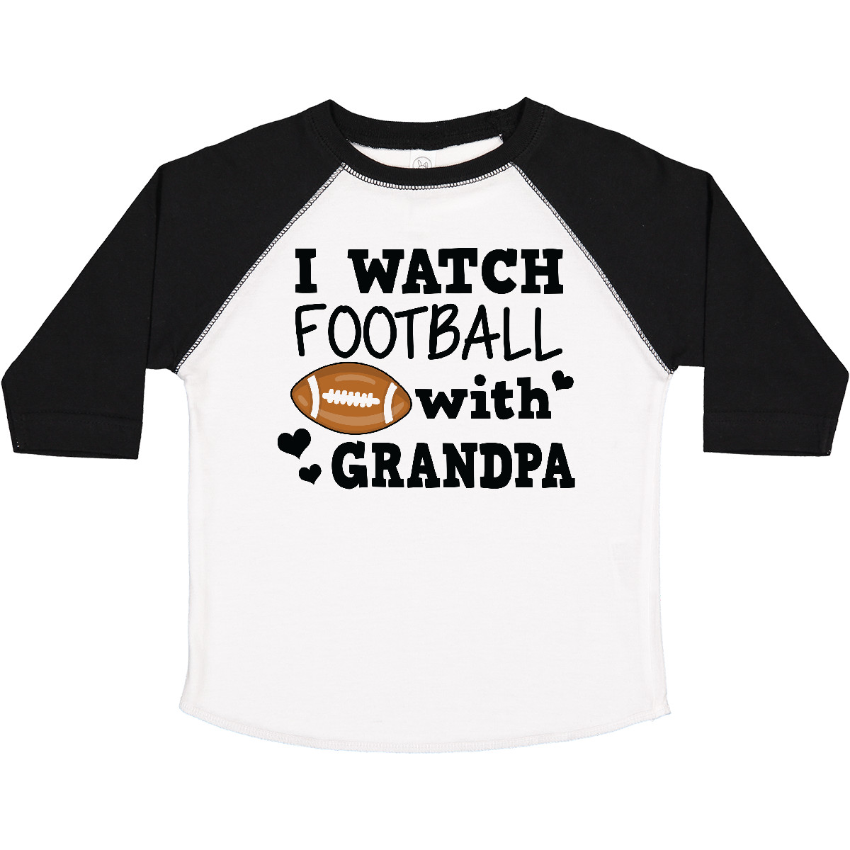 Linda camiseta deportiva para niño Inktastic I Watch Football With My Grandpa - Imagen 10 de 10