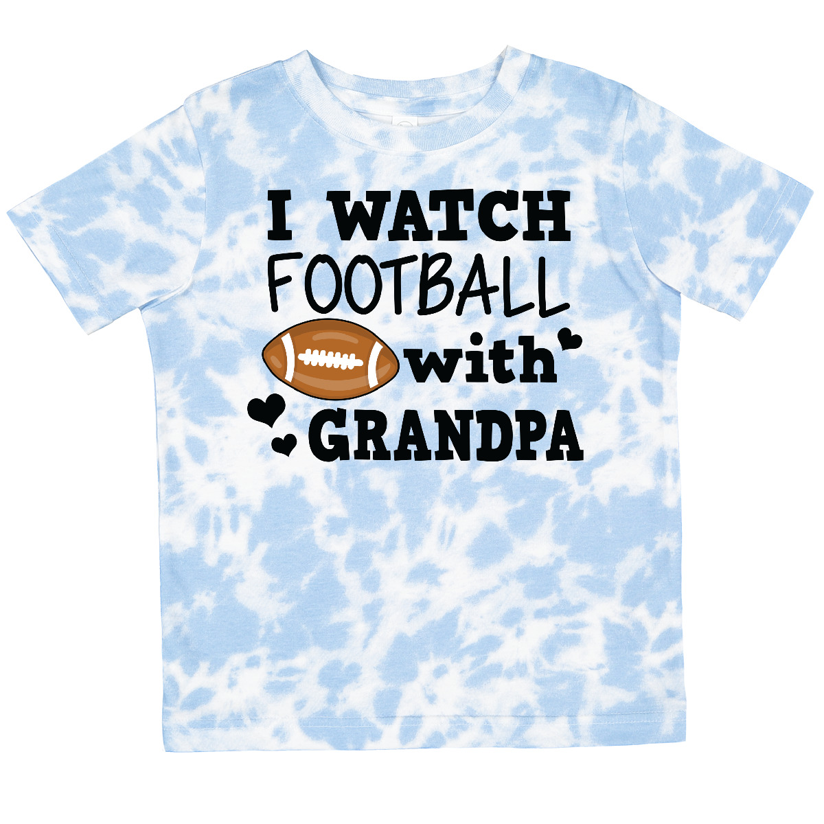 Linda camiseta deportiva para niño Inktastic I Watch Football With My Grandpa - Imagen 9 de 10