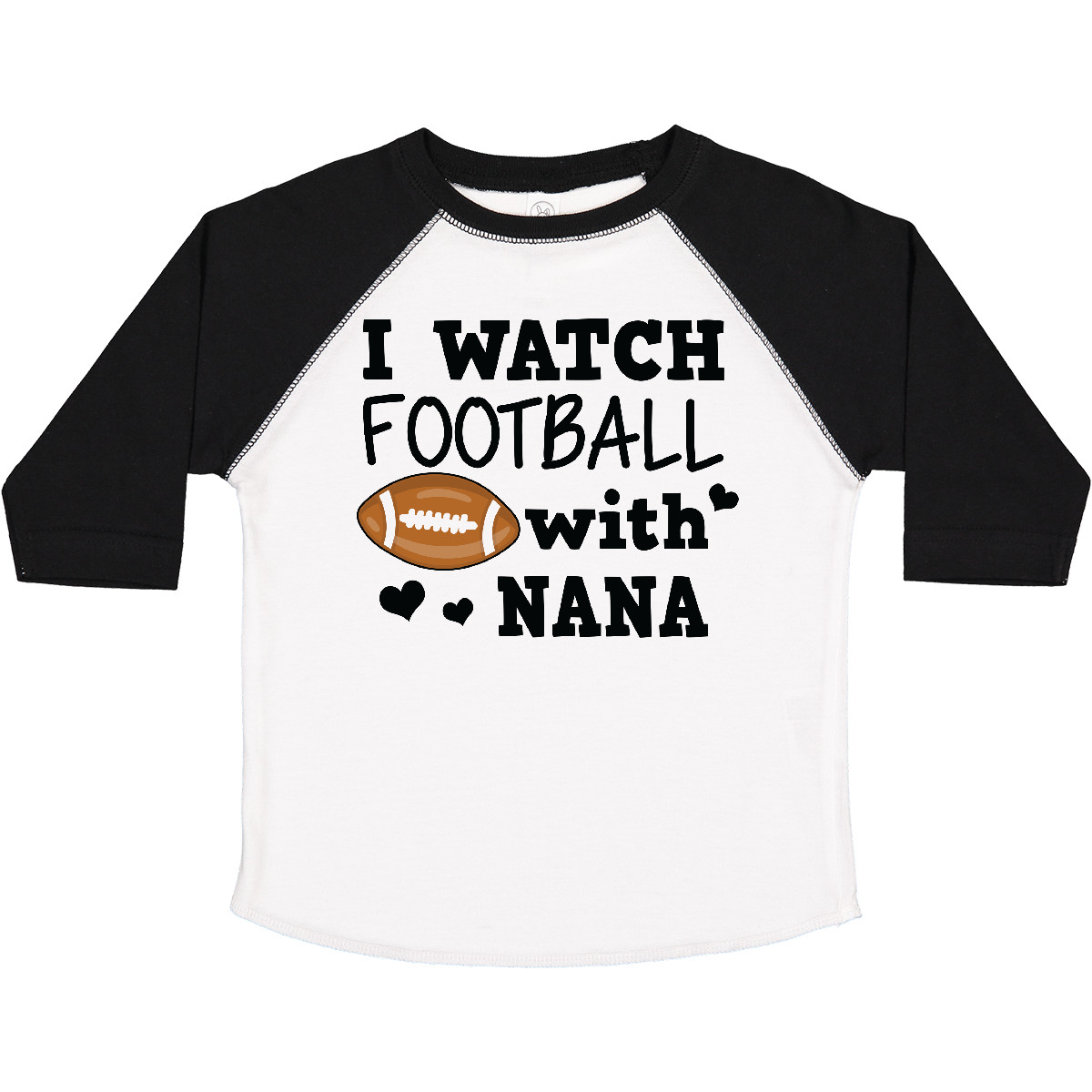 Inktastic I Watch Football With My Nana Toddler T-Shirt Sports Boy Sport Youth - Picture 10 of 10