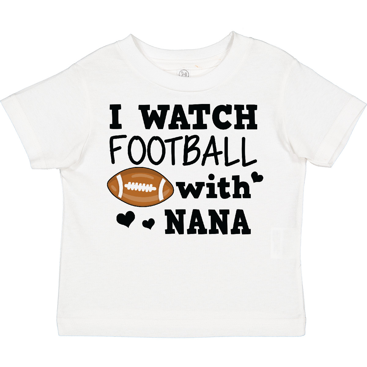 Inktastic I Watch Football With My Nana Toddler T-Shirt Sports Boy Sport Youth - Picture 9 of 10