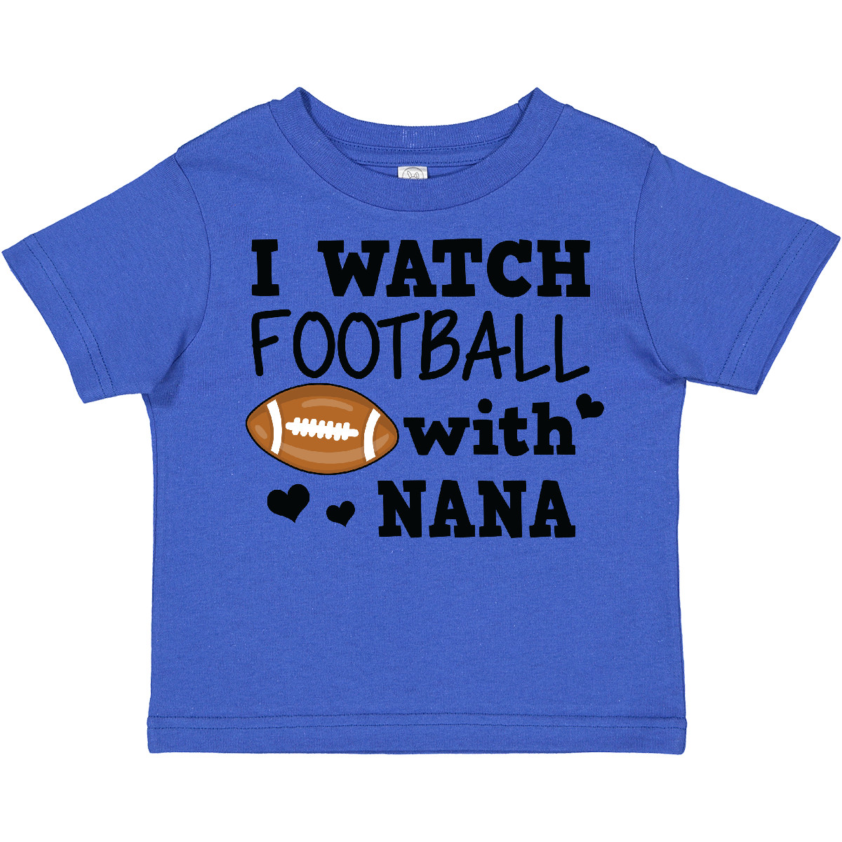 Inktastic I Watch Football With My Nana Toddler T-Shirt Sports Boy Sport Youth - Picture 7 of 10