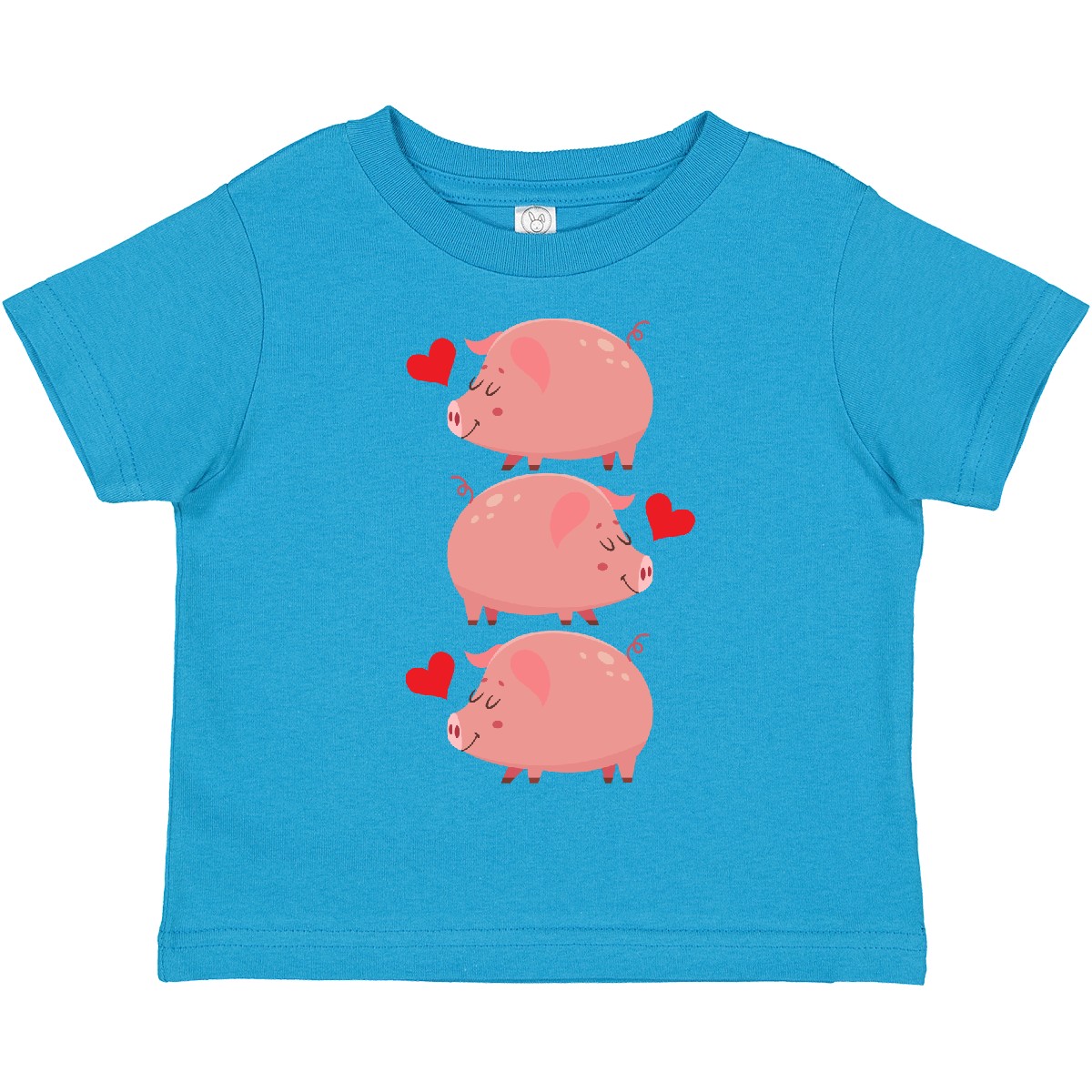 Inktastic Pig Lover Cute Farm Animals Toddler T-Shirt Animal Farmer Child Kid - Picture 8 of 9