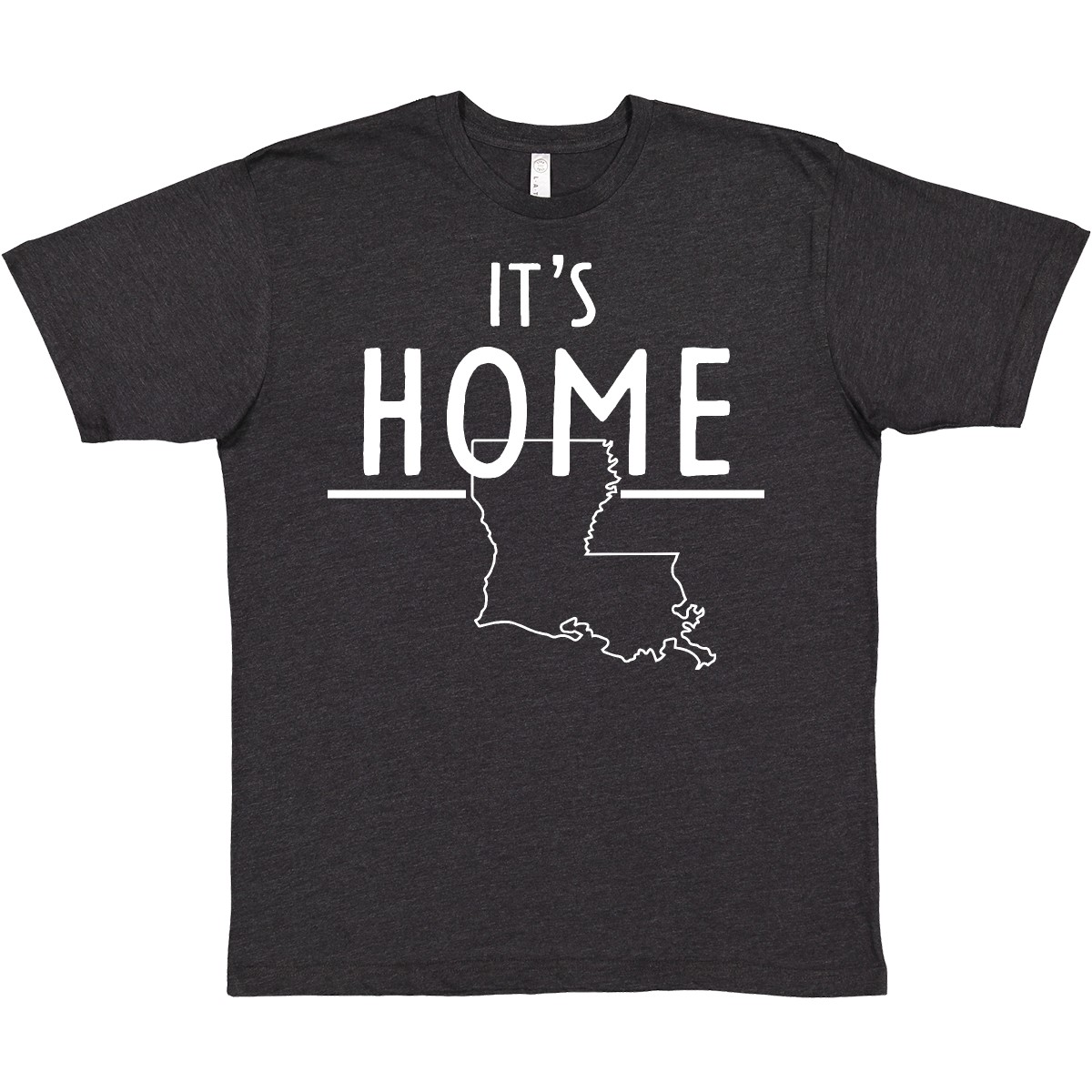 Inktastic It's Home- State Of Louisiana Outline T-Shirt Baton Rouge New Orleans - Picture 12 of 12