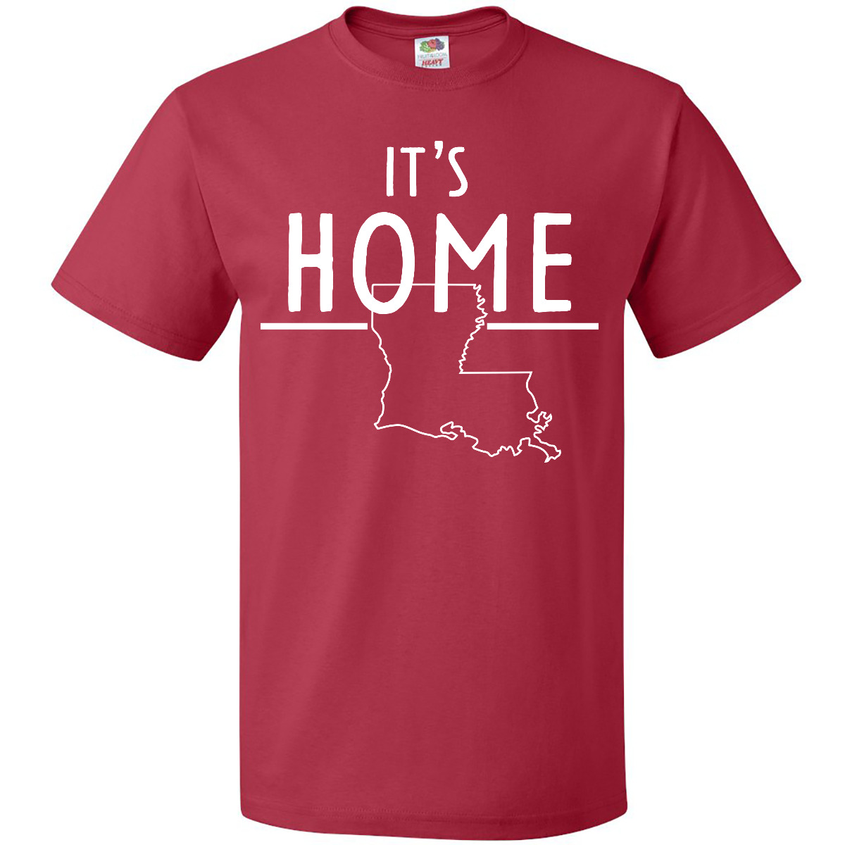 Inktastic It's Home- State Of Louisiana Outline T-Shirt Baton Rouge New Orleans - Picture 9 of 12