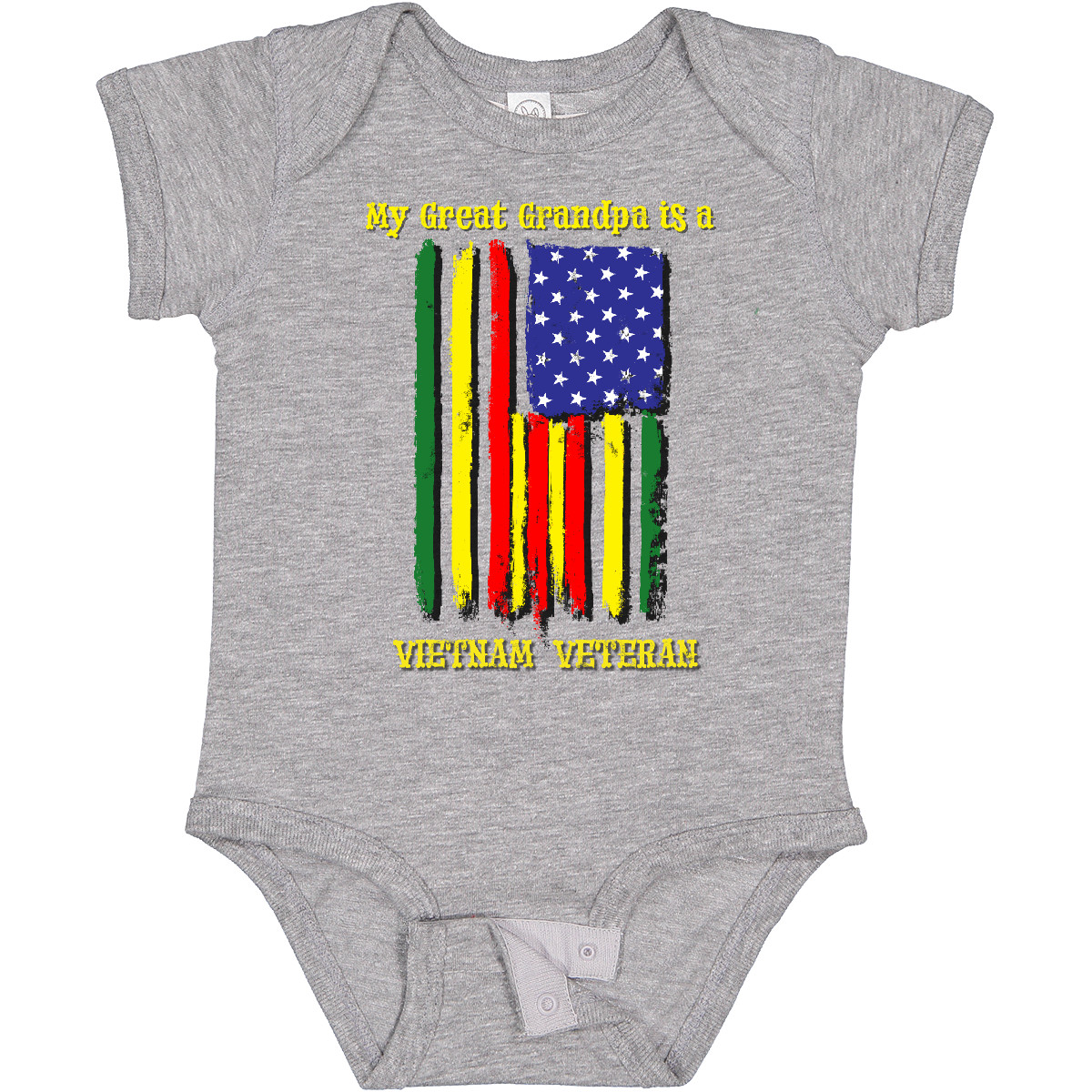Inktastic My Great Grandpa Is A Vietnam Veteran Baby Bodysuit Vet Service Dad