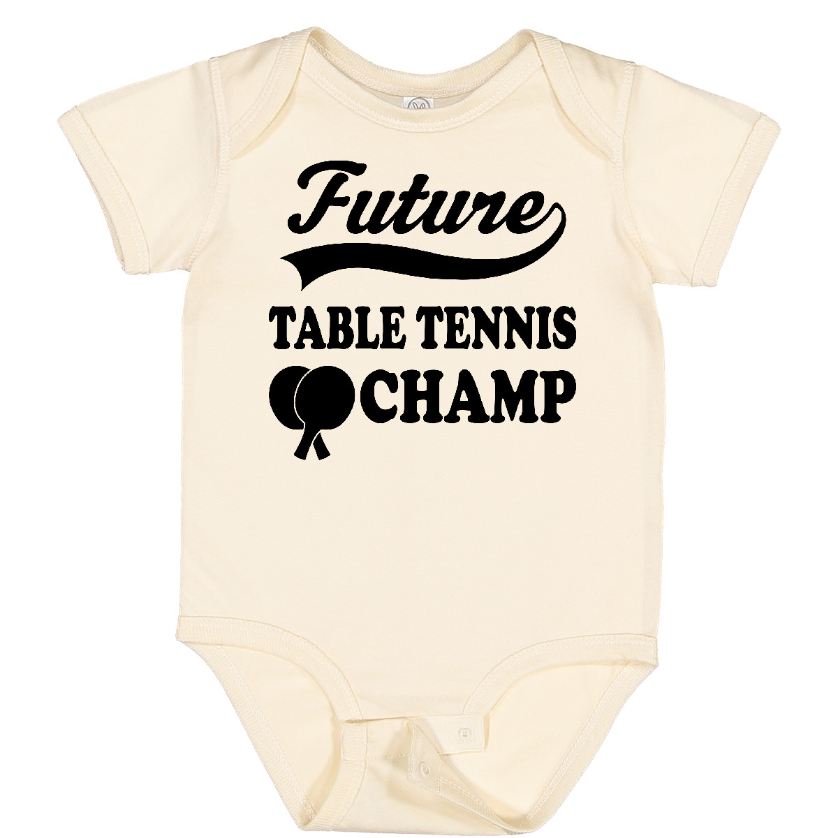 Body bambino Inktastic ping pong Future Champ hobby giocatore bambino pezzo unico - Foto 7 di 9