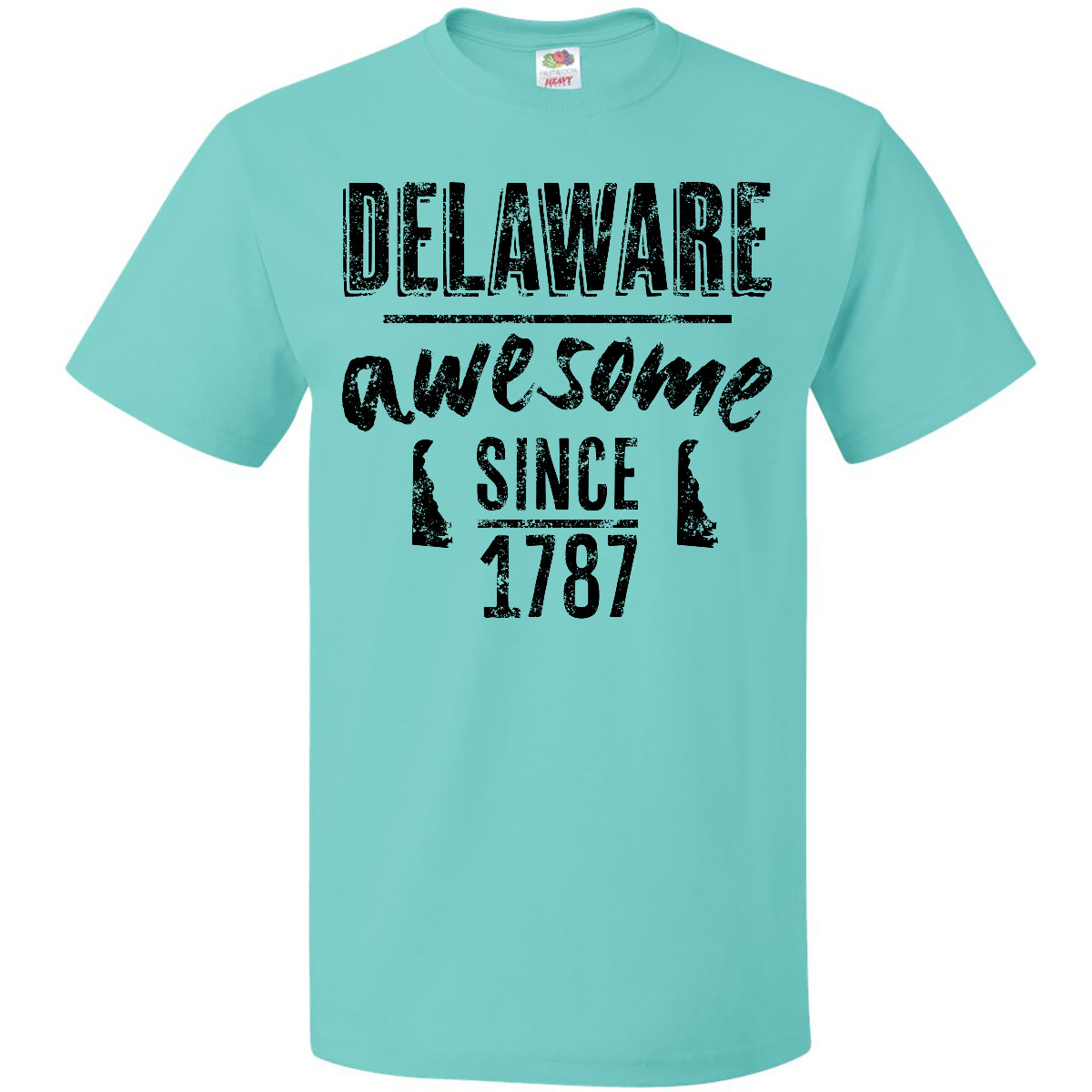 Inktastic Delaware Awesome Since 1787 T-Shirt Dover City Birthday Birthplace - Picture 8 of 11