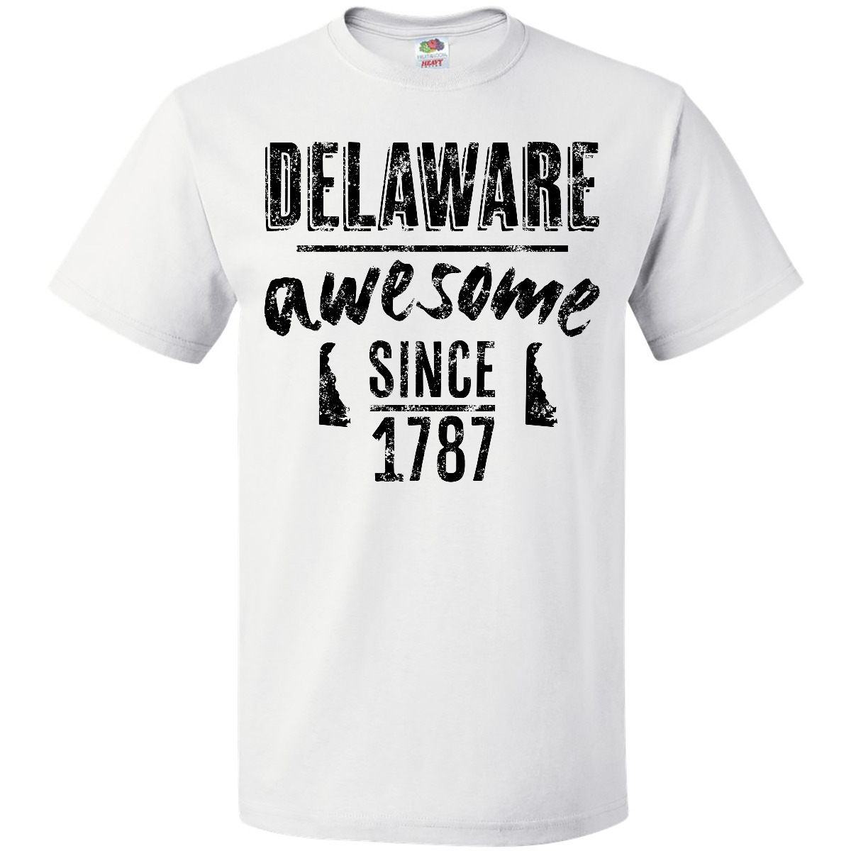 Inktastic Delaware Awesome Since 1787 T-Shirt Dover City Birthday Birthplace - Picture 11 of 11