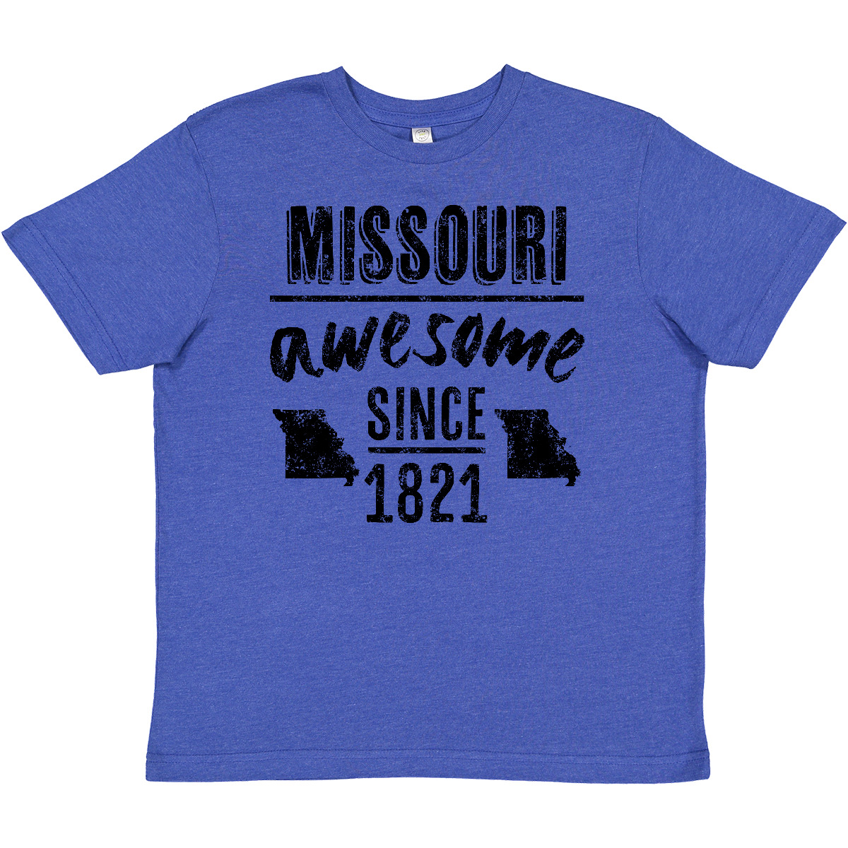 T-Shirt Inktastic Missouri Awesome Since 1821 Jugend Jefferson City Geburtstag Text - Bild 7 von 8