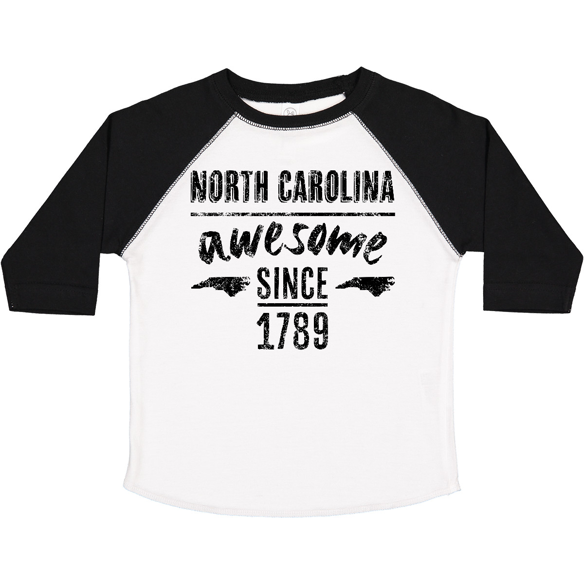 T-shirt bambino Inktastic North Carolina fantastica dal 1789 State Raleigh City - Foto 9 di 9
