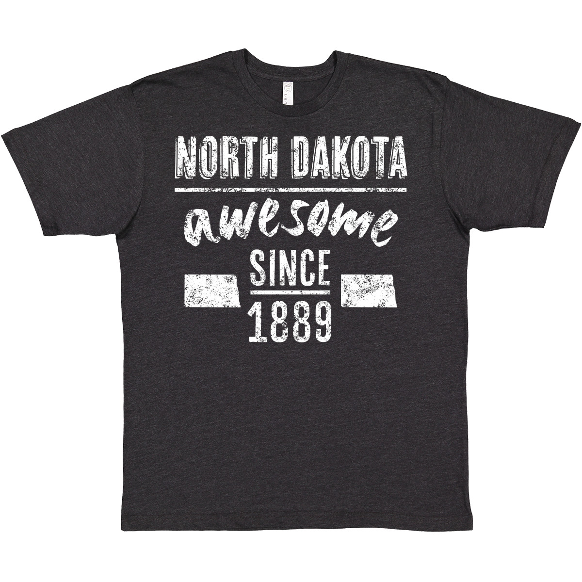 Inktastic North Dakota Awesome Since 1889 T-Shirt State Bismarck City Year Text - Picture 12 of 12