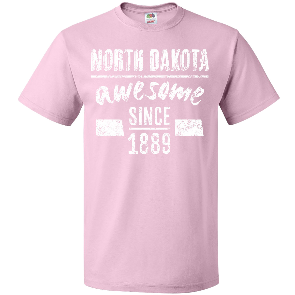 Inktastic North Dakota Awesome Since 1889 T-Shirt State Bismarck City Year Text - Picture 7 of 12