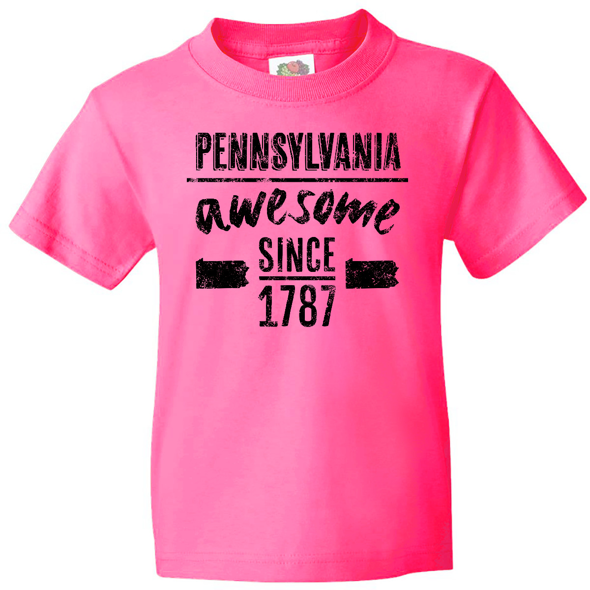 Inktastic Pennsylvania Awesome Since 1787 Youth T-Shirt Harrisburg City Birthday - Picture 5 of 8