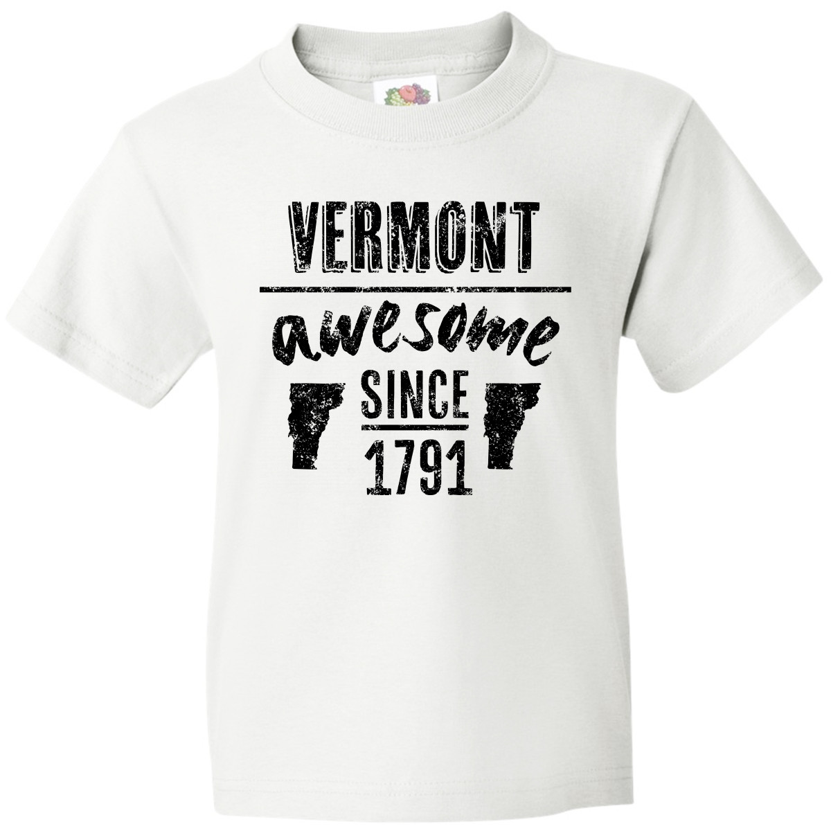 Inktastic Vermont Awesome Since 1791 Youth T-Shirt Montpelier City Birthday Text - Picture 8 of 8