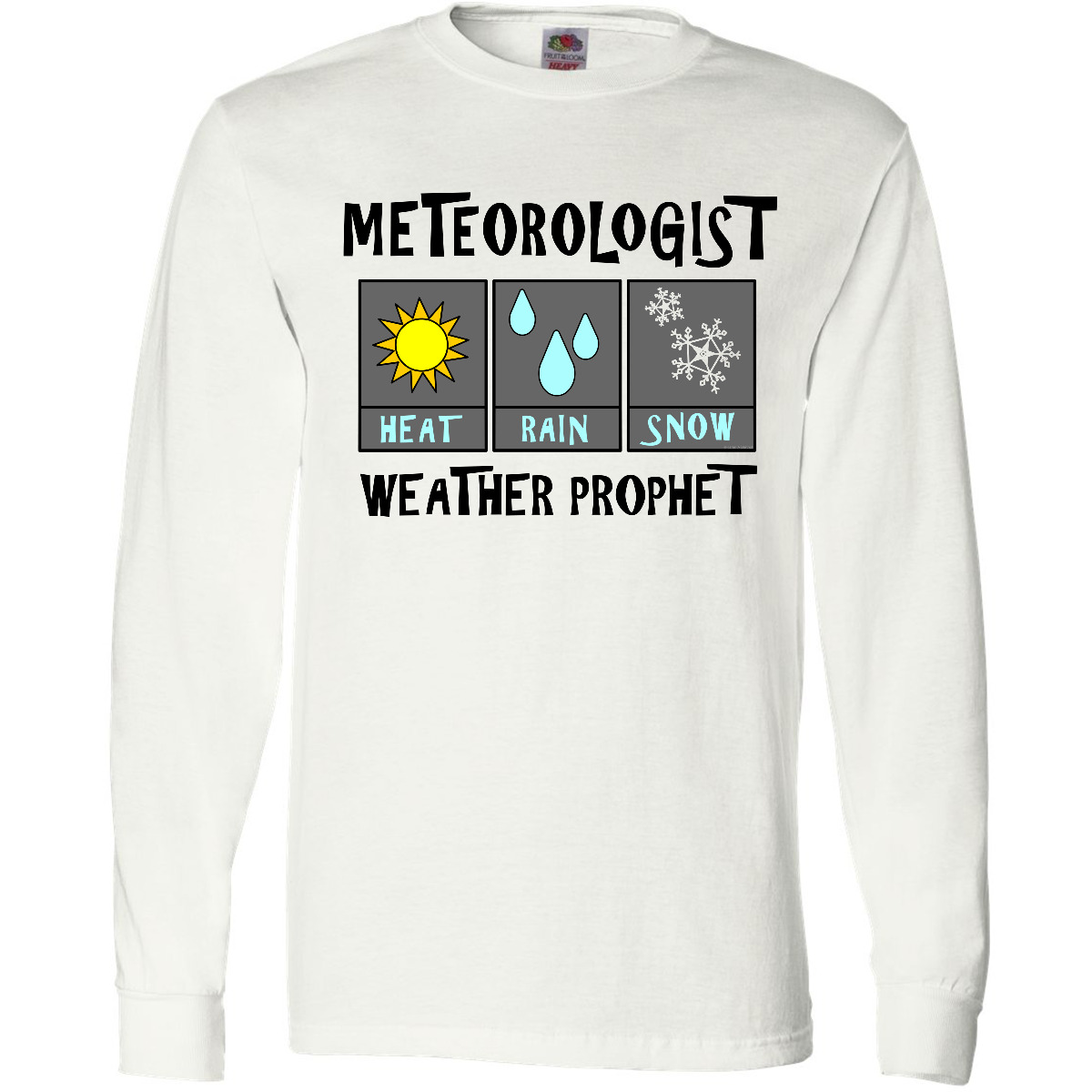 【Ricco】 Inktastic Meteorologist Weather Prophet Long Sleeve T-Shirt Sun