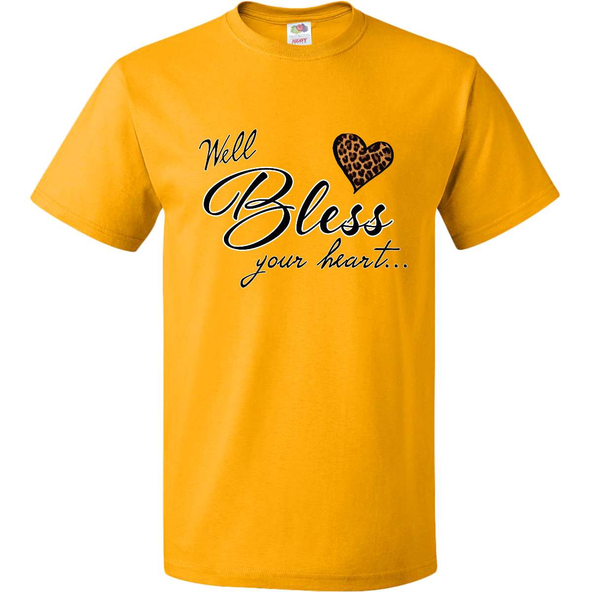 Inktastic Well Bless Your Heart With Leopard Print T-Shirt Mothers Day Mama Sass - Picture 4 of 11