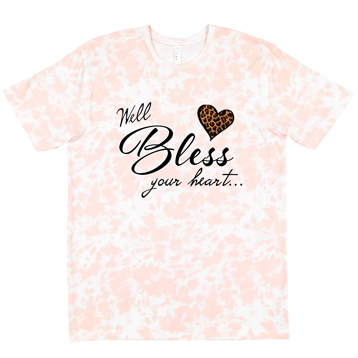 Inktastic Well Bless Your Heart With Leopard Print T-Shirt Mothers Day Mama Sass - Picture 10 of 11