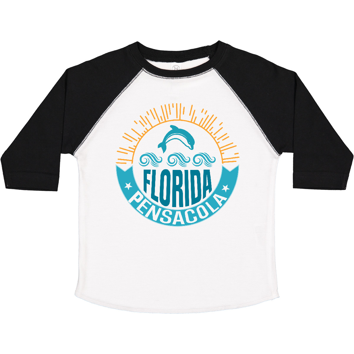 Inktastic Pensacola Florida Toddler T-Shirt Dolphins Beach Travel Gift Child Kid - Picture 8 of 8