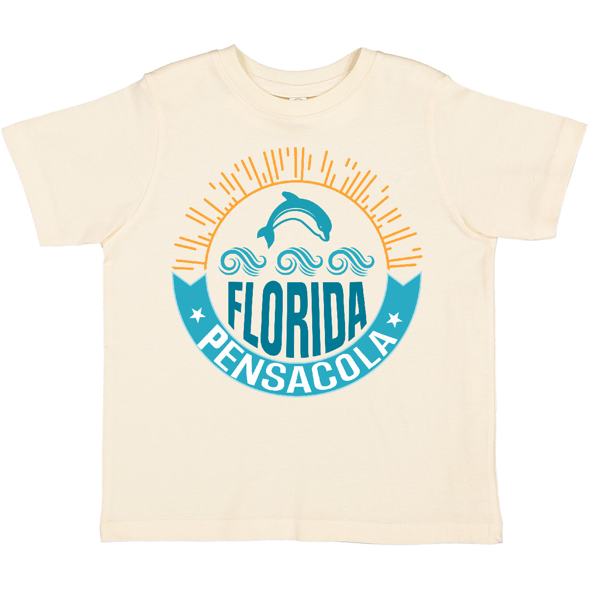 Inktastic Pensacola Florida Toddler T-Shirt Dolphins Beach Travel Gift Child Kid - Picture 7 of 8