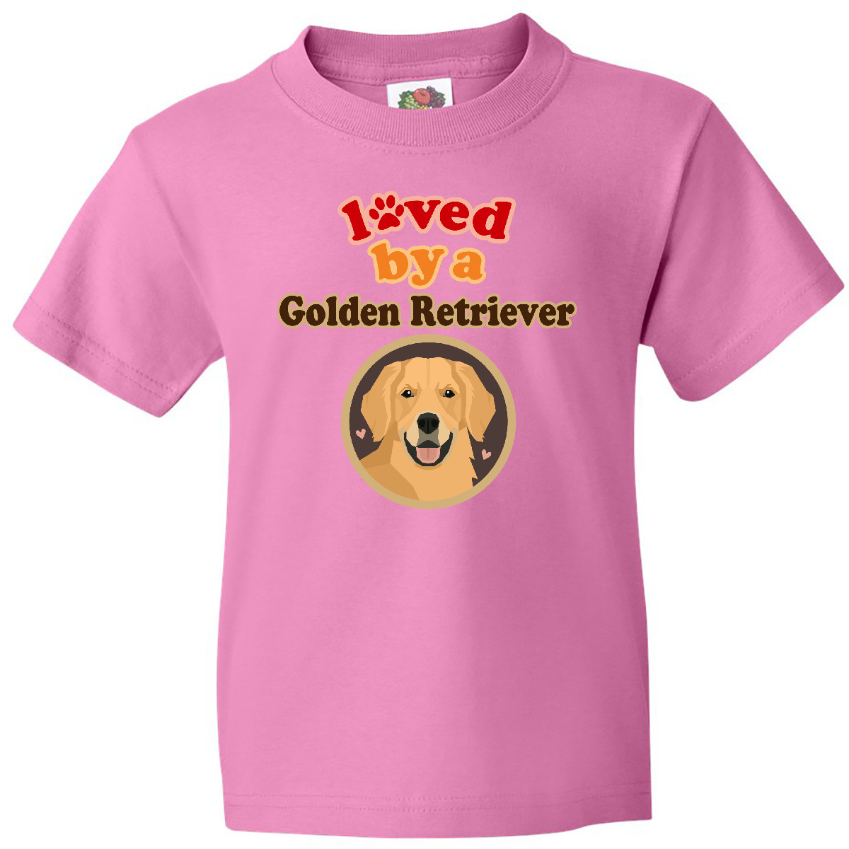 Inktastic Golden Retriever Dog Lover Youth T-Shirt Pets Puppy Breed Dogs Animal - Picture 2 of 11