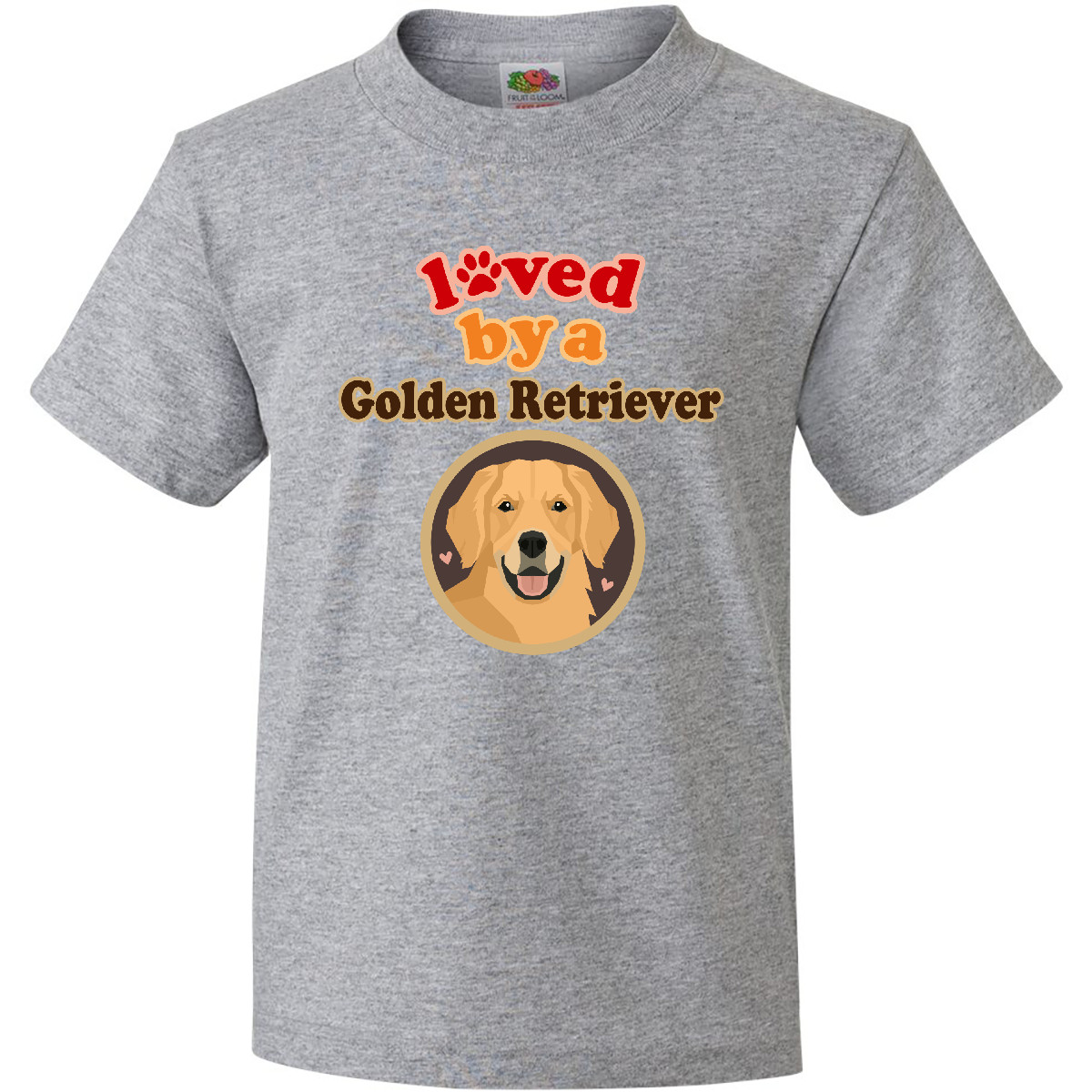 Inktastic Golden Retriever Dog Lover Youth T-Shirt Pets Puppy Breed Dogs Animal - Picture 4 of 11