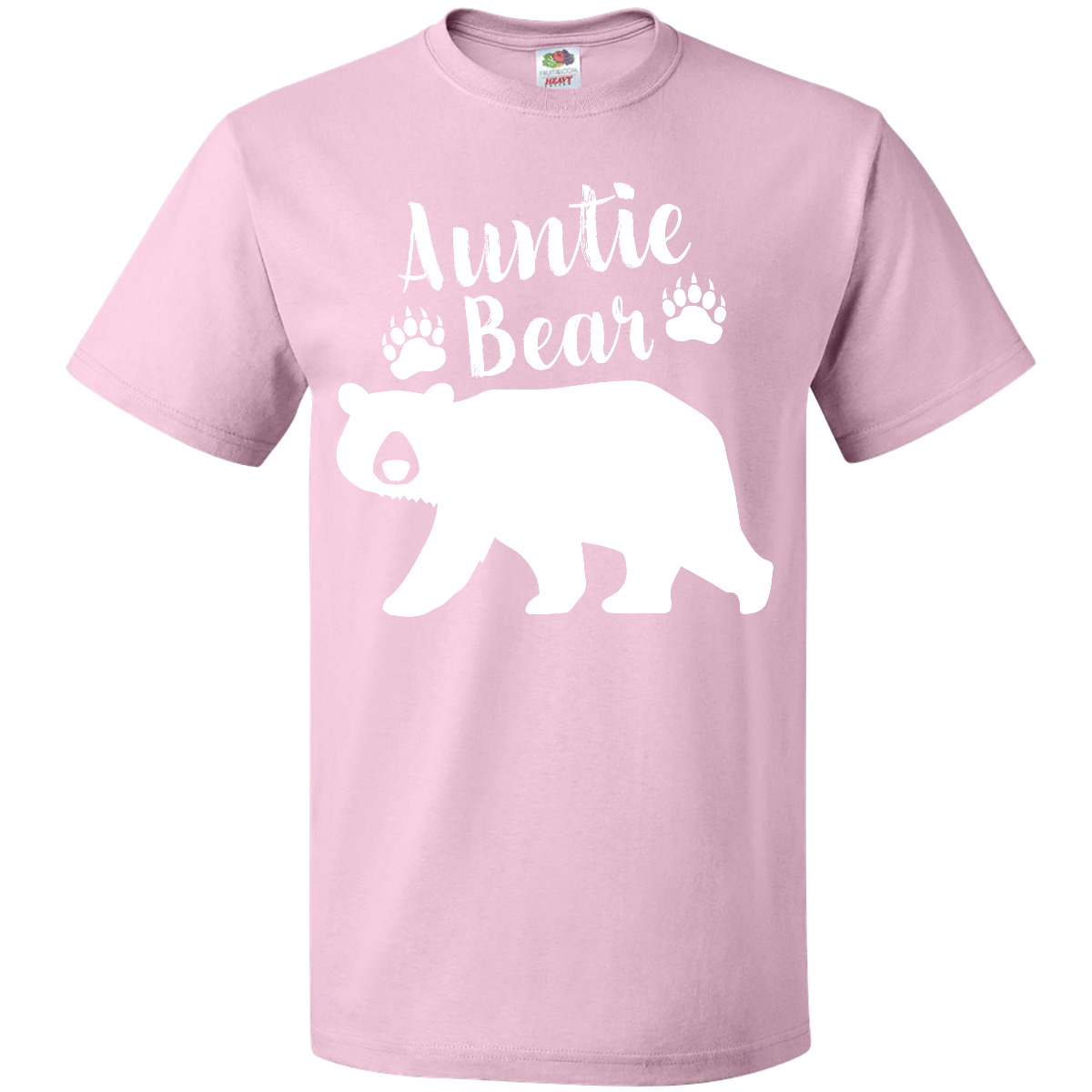 Inktastic Auntie Bear In White T-Shirt Family Aunt Fun Nose Together New Nephew - Picture 7 of 12